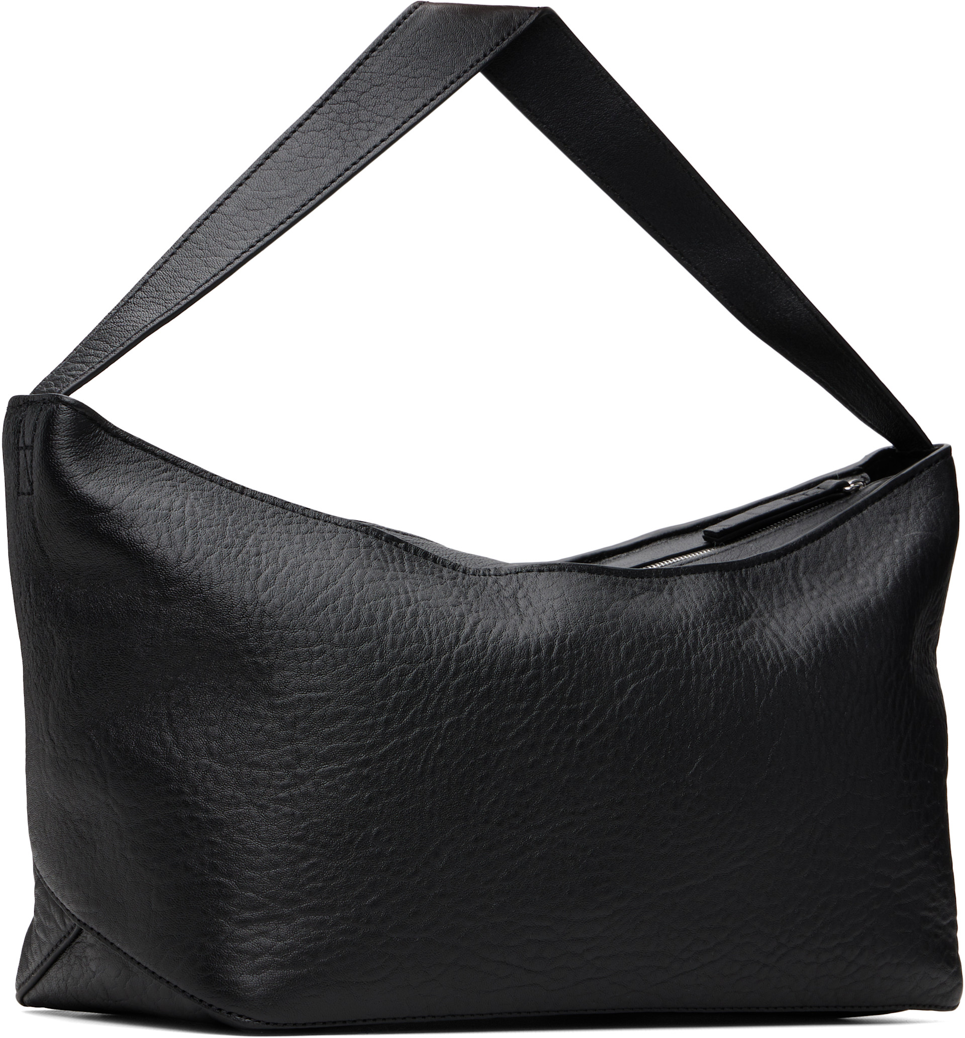 Studio Nicholson: Black Hagu Leather Bag | SSENSE