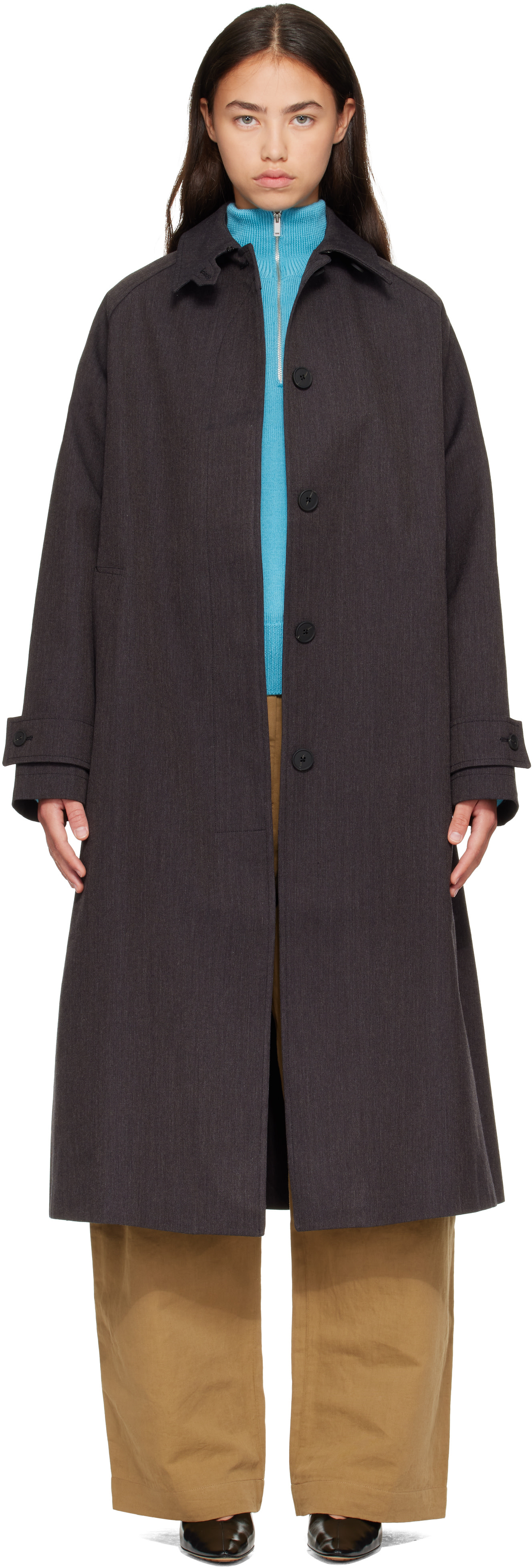 Studio Nicholson - Trench Holin brun
