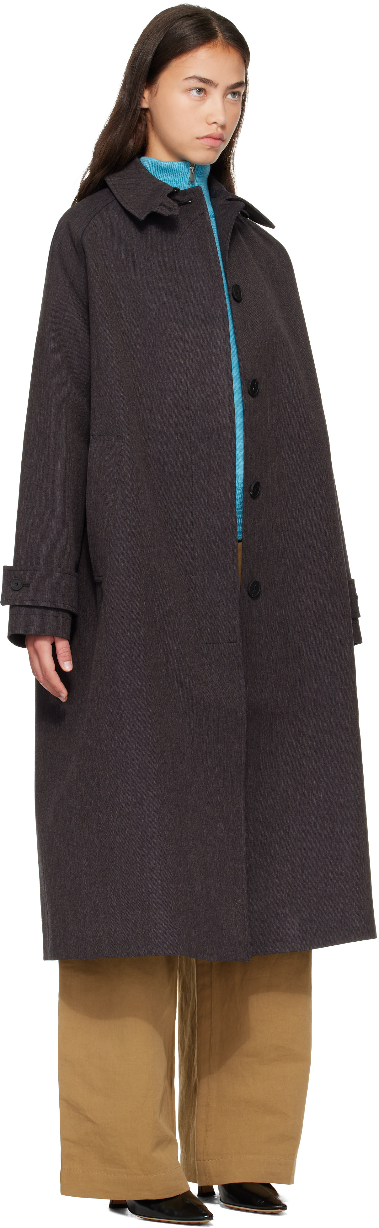 Studio Nicholson - Trench Holin brun