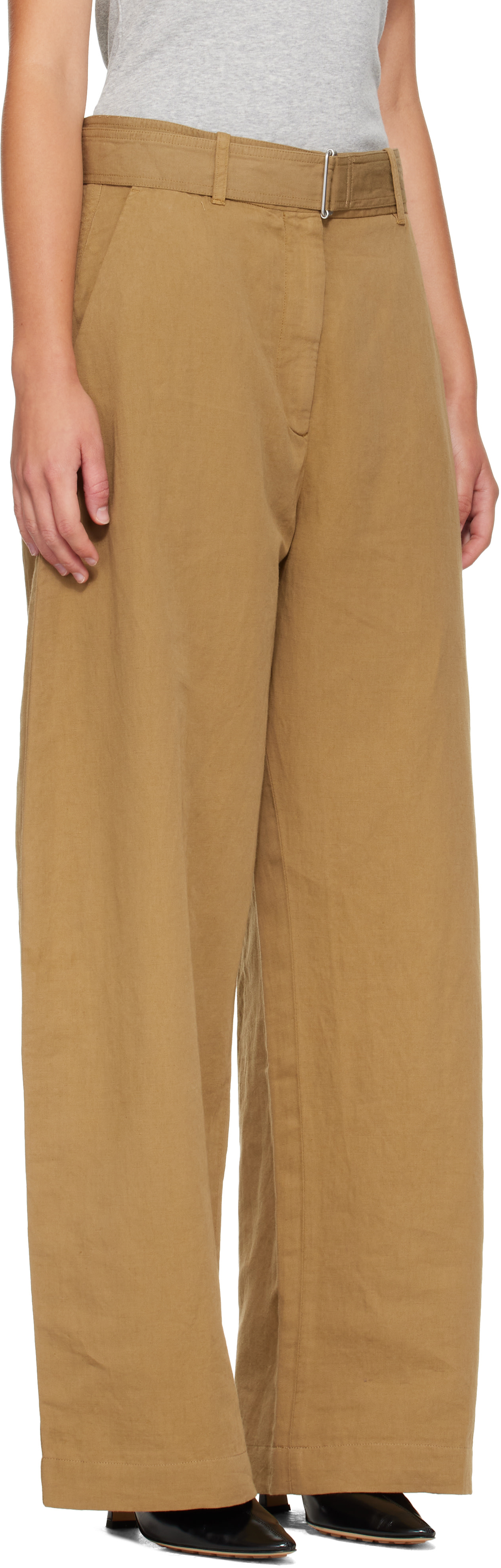 Studio Nicholson - Pantalon Chatto brun clair