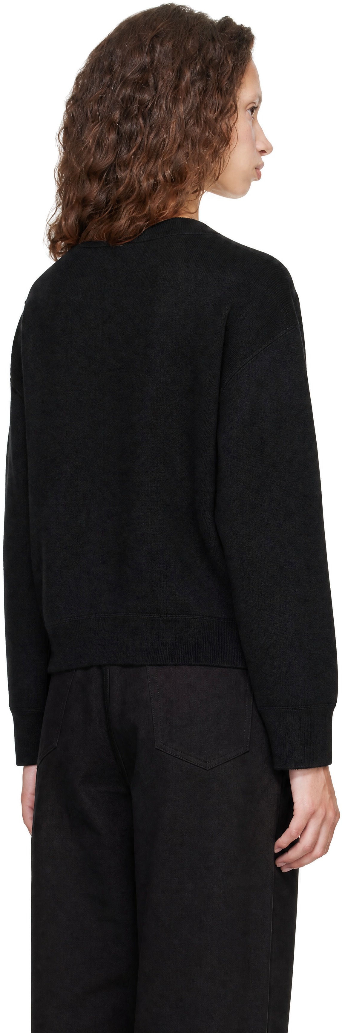 Studio Nicholson - Cardigan Arvine noir