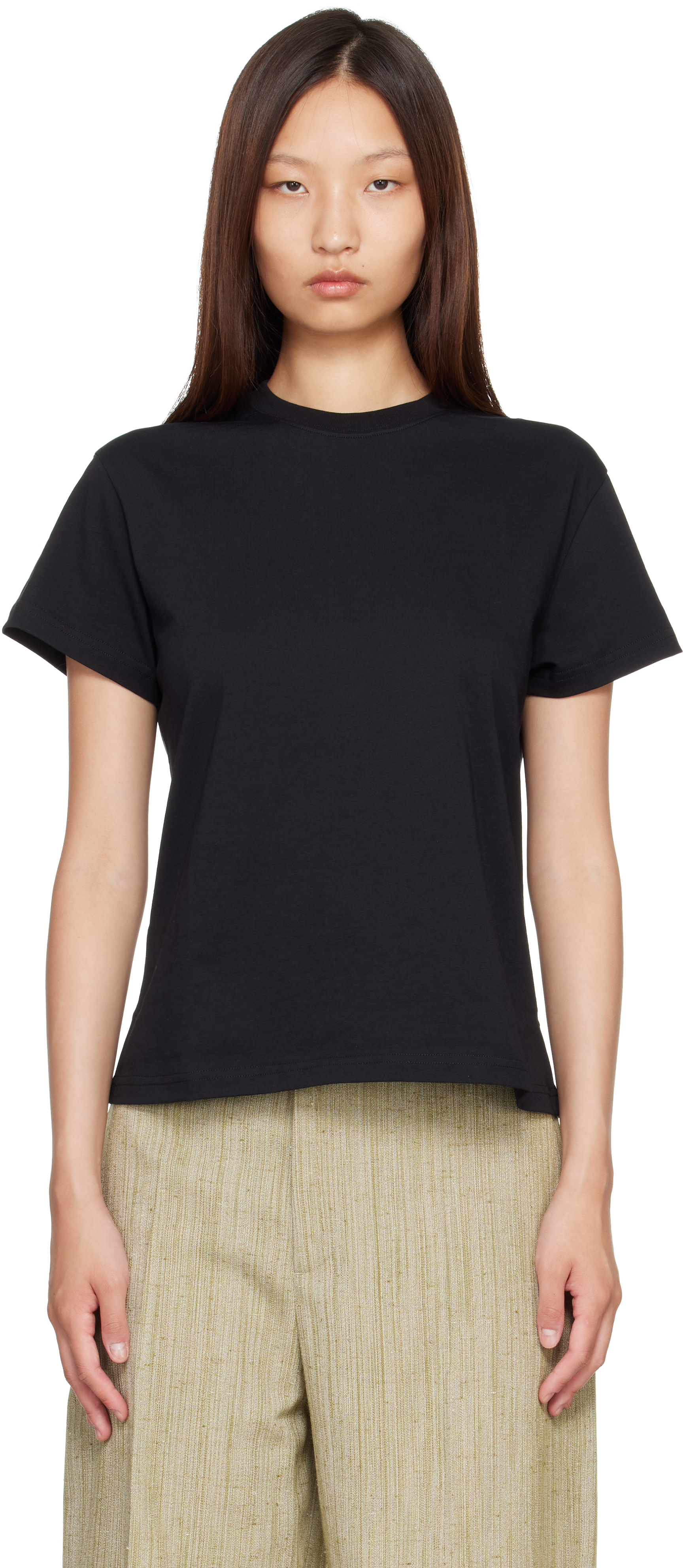 Studio Nicholson - T-shirt Marine noir