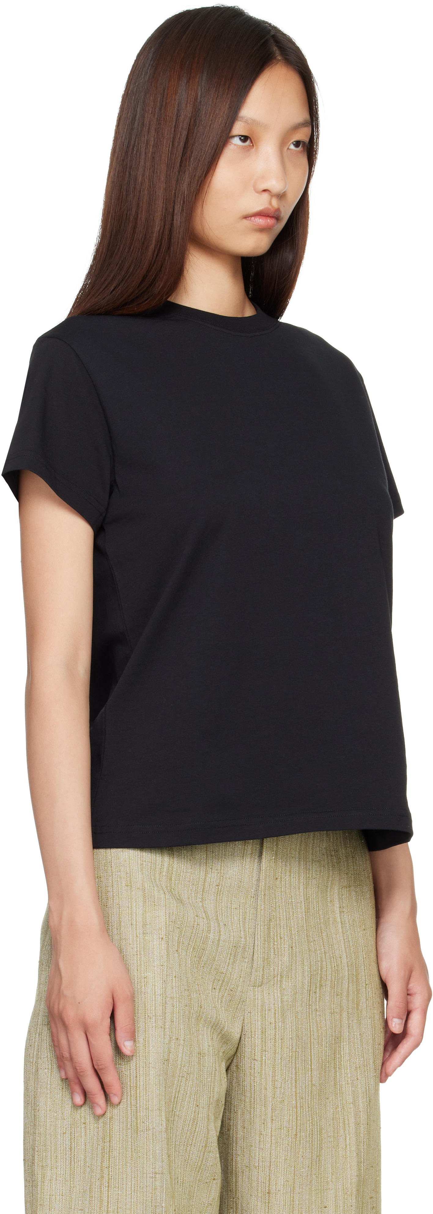 Studio Nicholson - T-shirt Marine noir