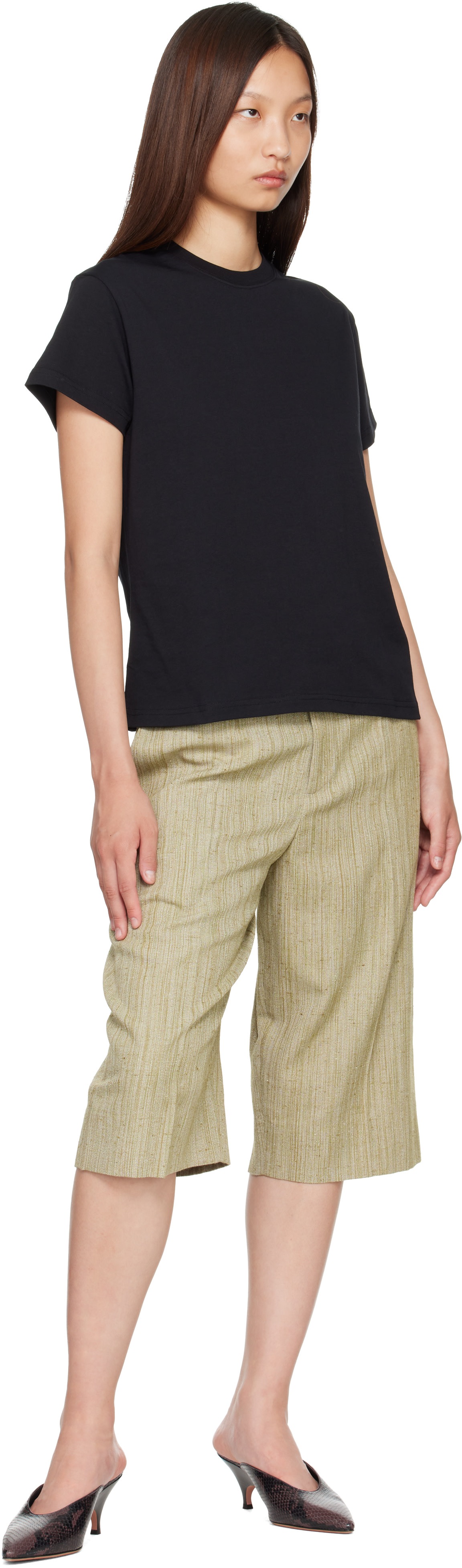 Studio Nicholson - T-shirt Marine noir