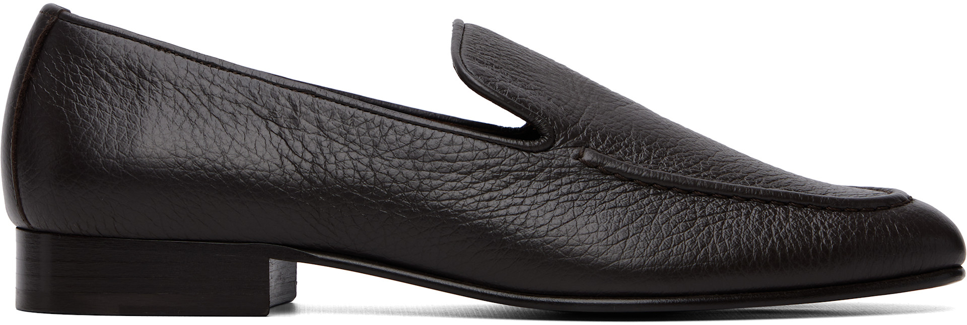 Studio Nicholson - Flâneurs Elkann bruns en cuir