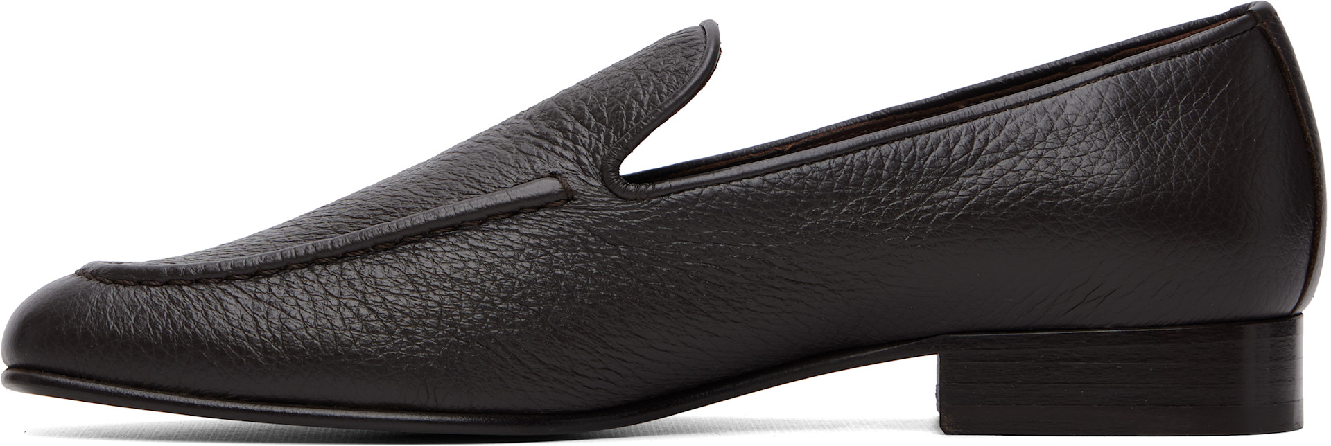 Studio Nicholson - Flâneurs Elkann bruns en cuir