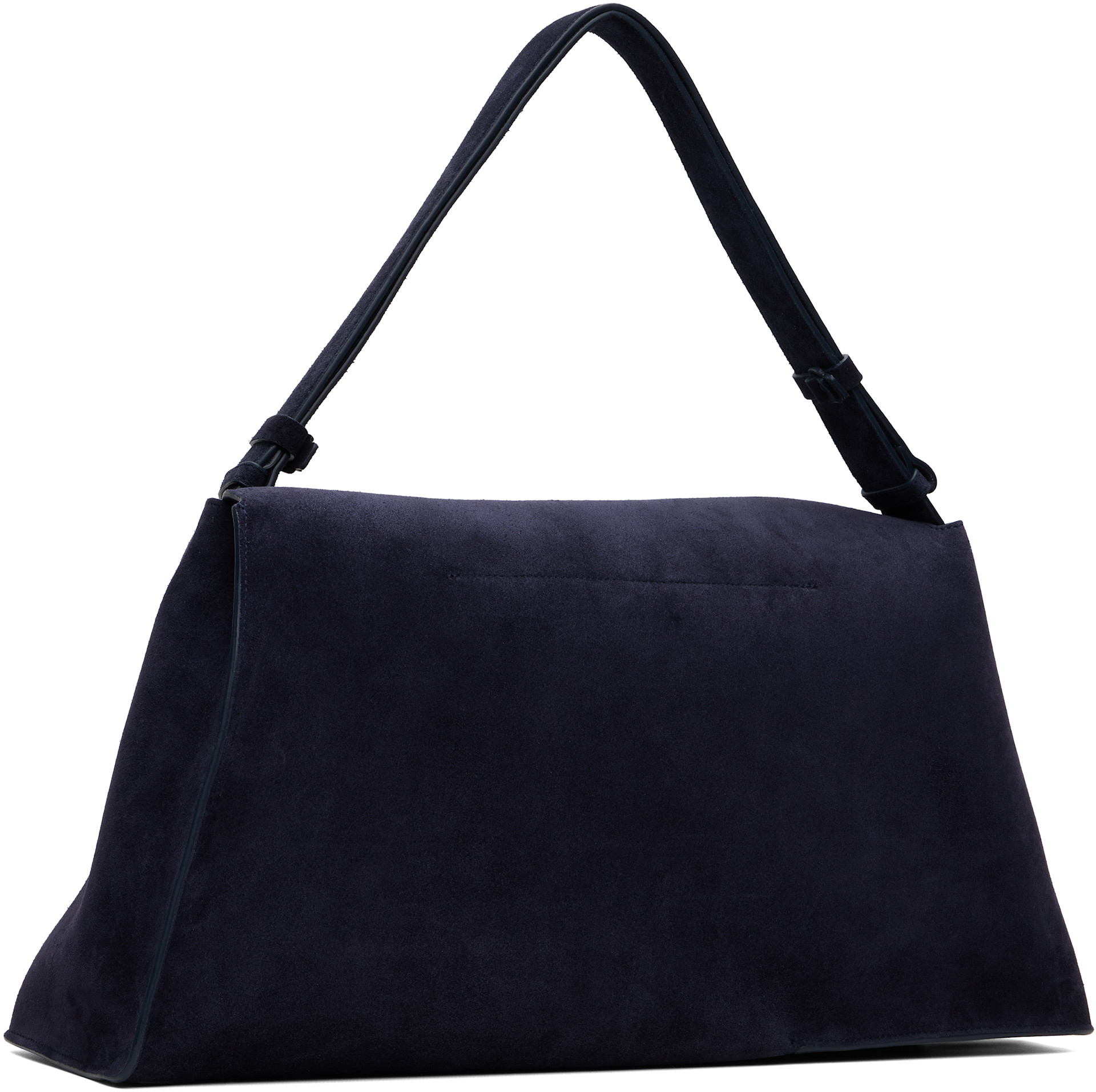 Studio Nicholson - Navy Shiboru Suede Bag