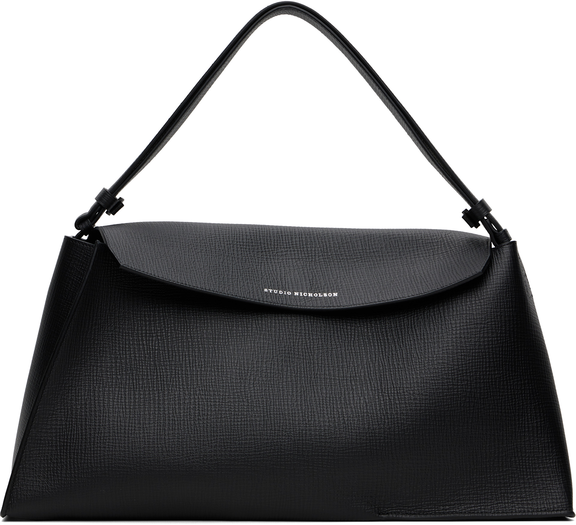 Studio Nicholson - Black Shiboru Leather Bag