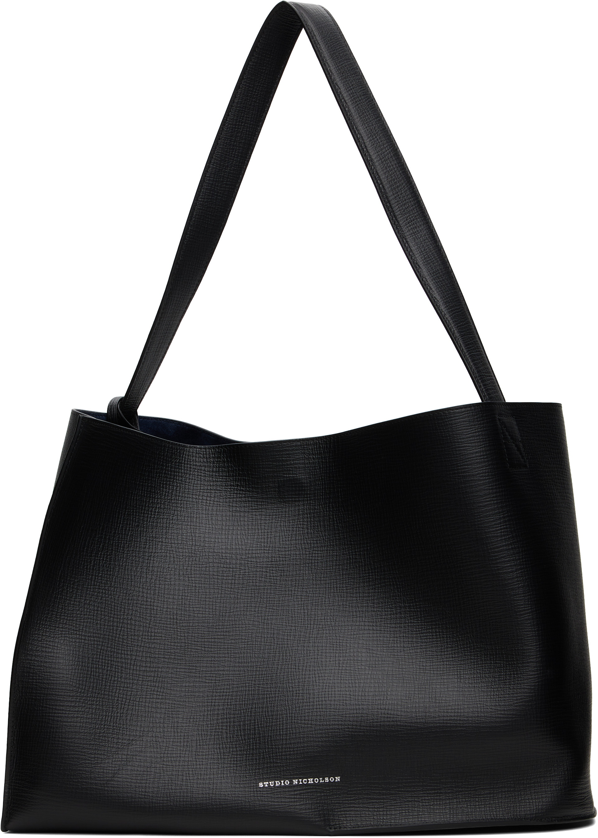 Studio Nicholson - Cabas Doublet noir en cuir