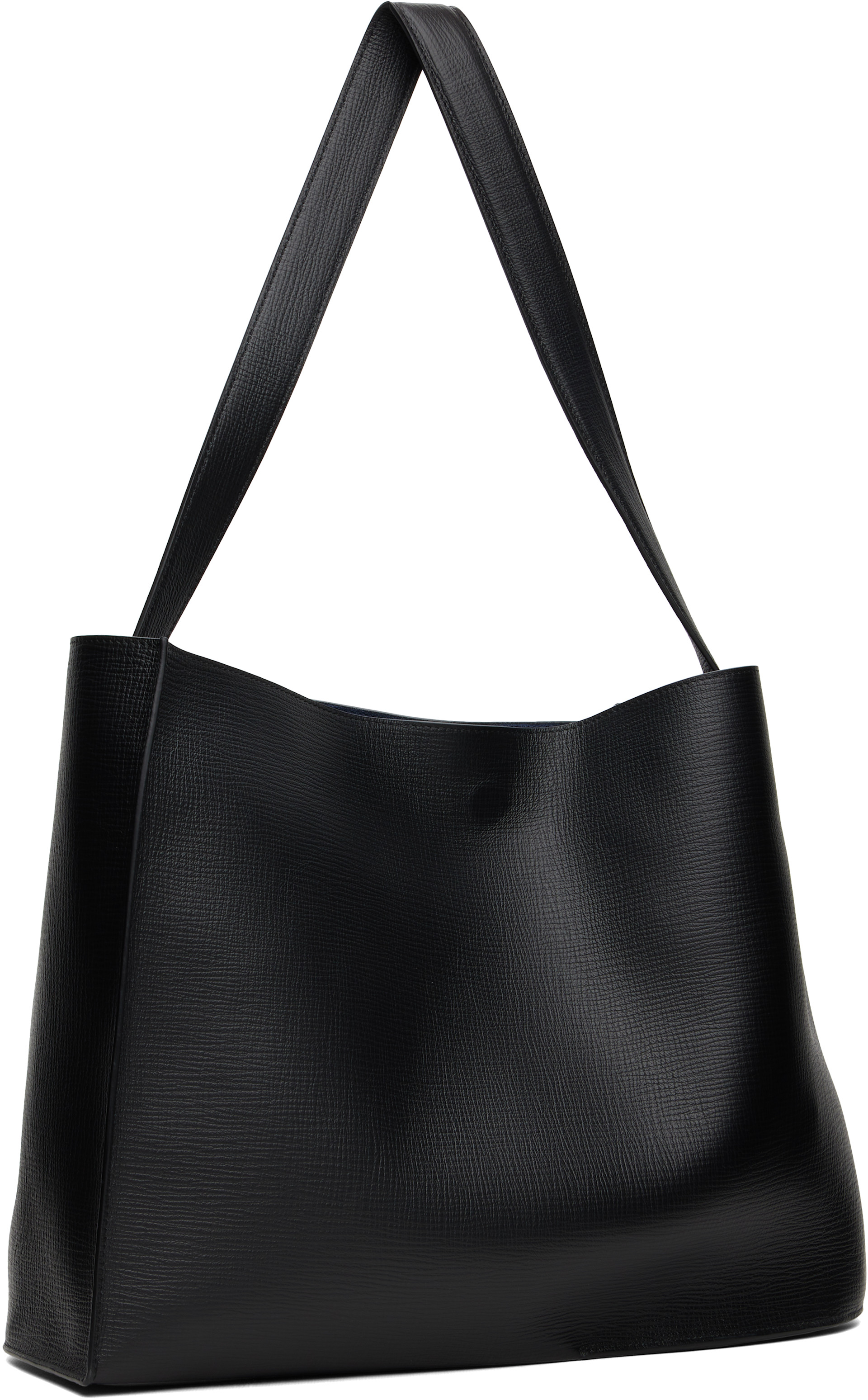 Studio Nicholson - Cabas Doublet noir en cuir