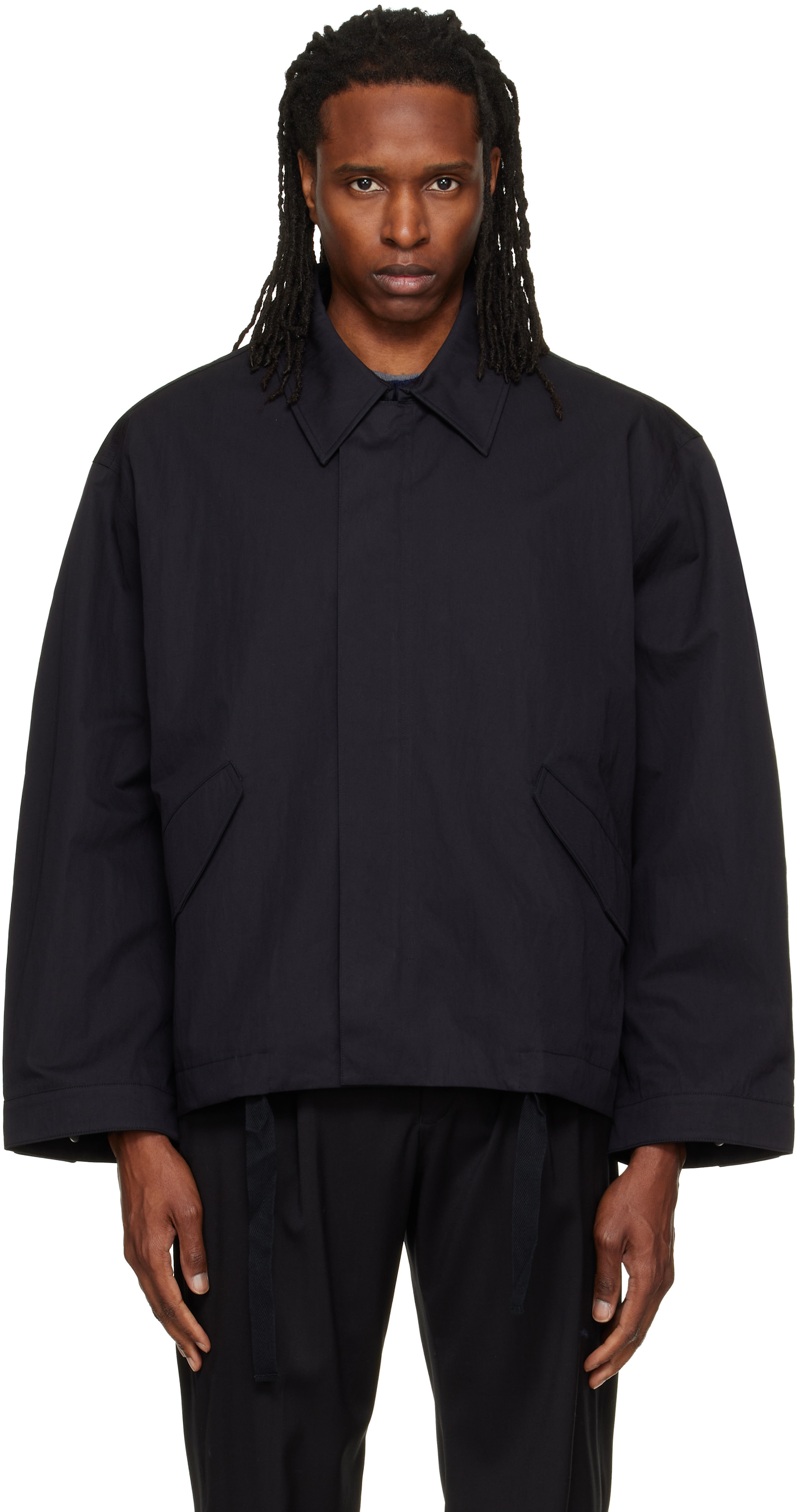Studio Nicholson - Blouson Comba bleu marine