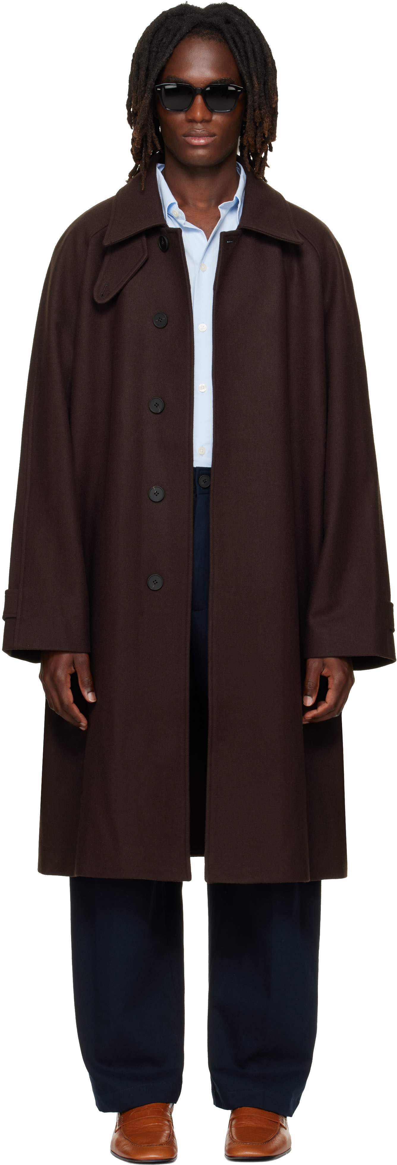 Studio Nicholson - Brown Cabo Wool Coat