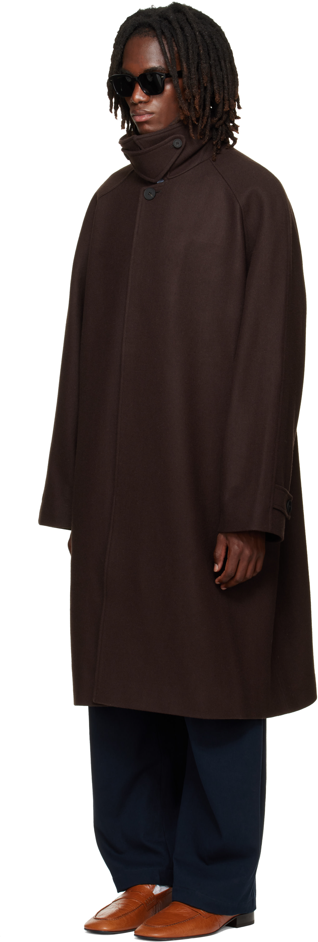 Studio Nicholson - Brown Cabo Wool Coat