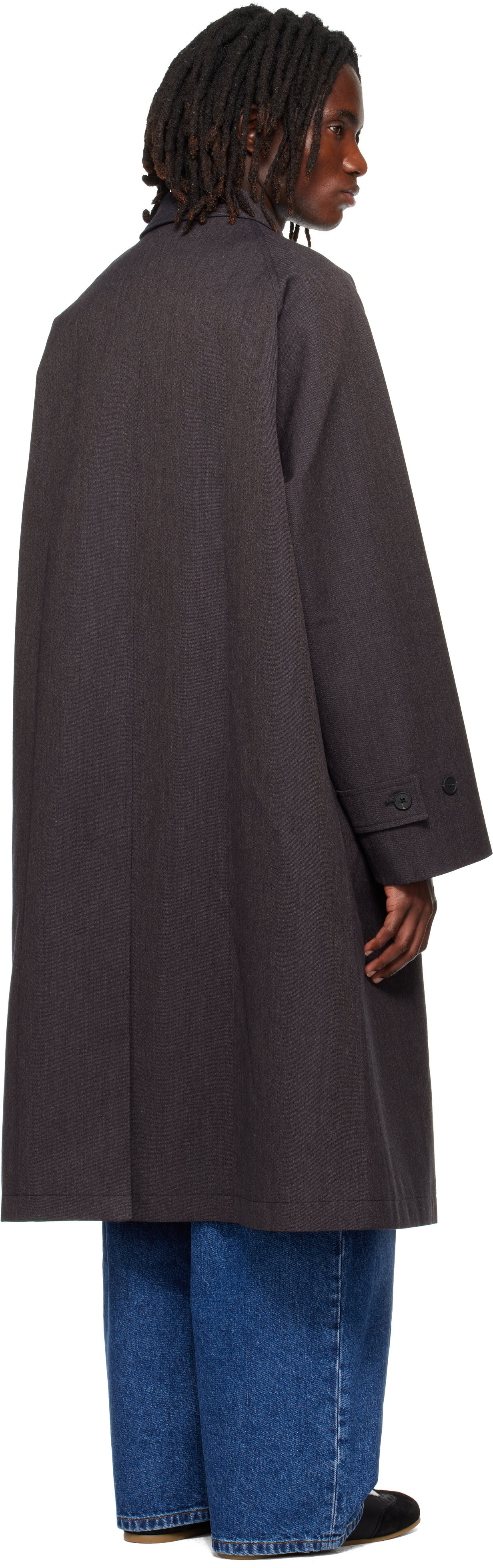 Studio Nicholson - Brown Crowe Trench Coat