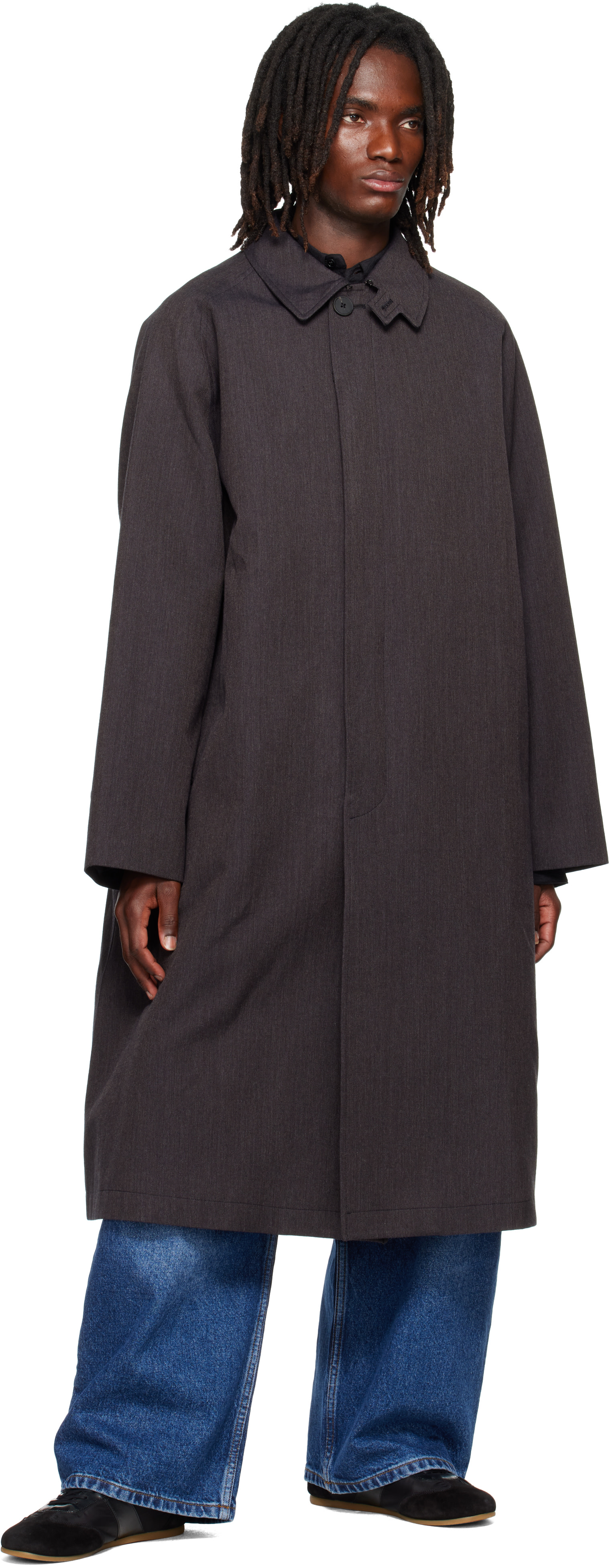 Studio Nicholson - Brown Crowe Trench Coat