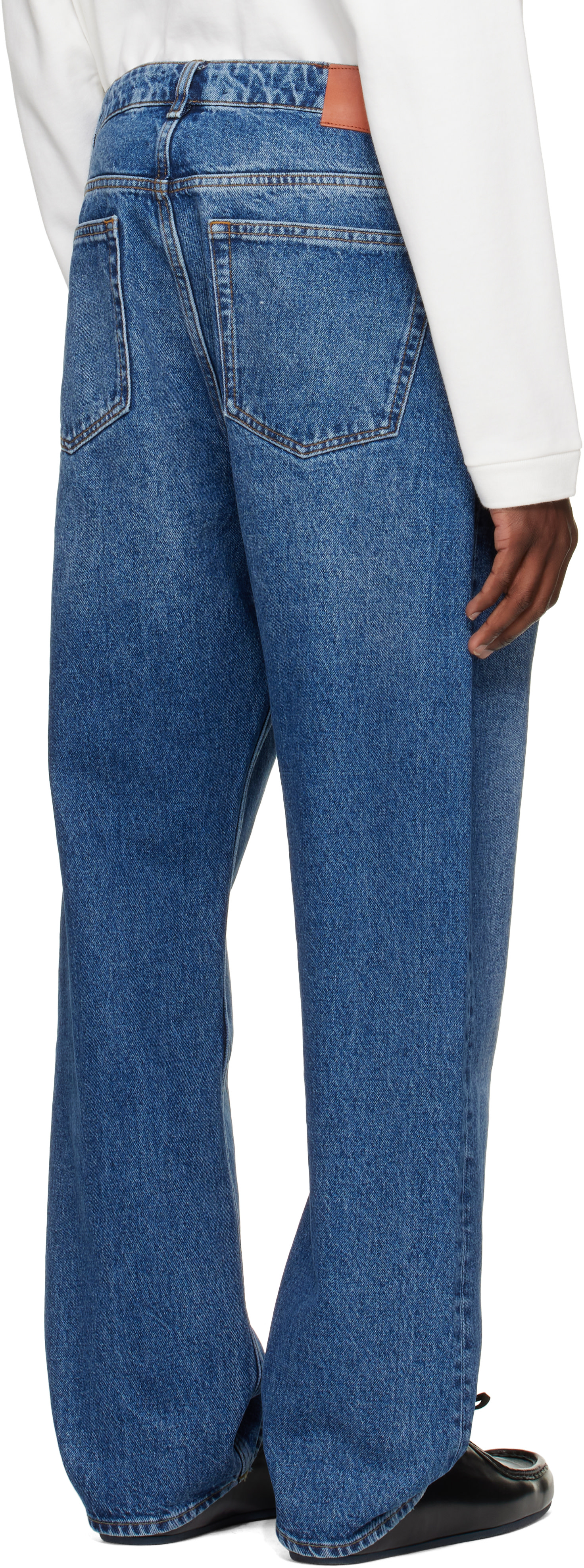 Studio Nicholson - Blue Riso Straight Leg Jeans