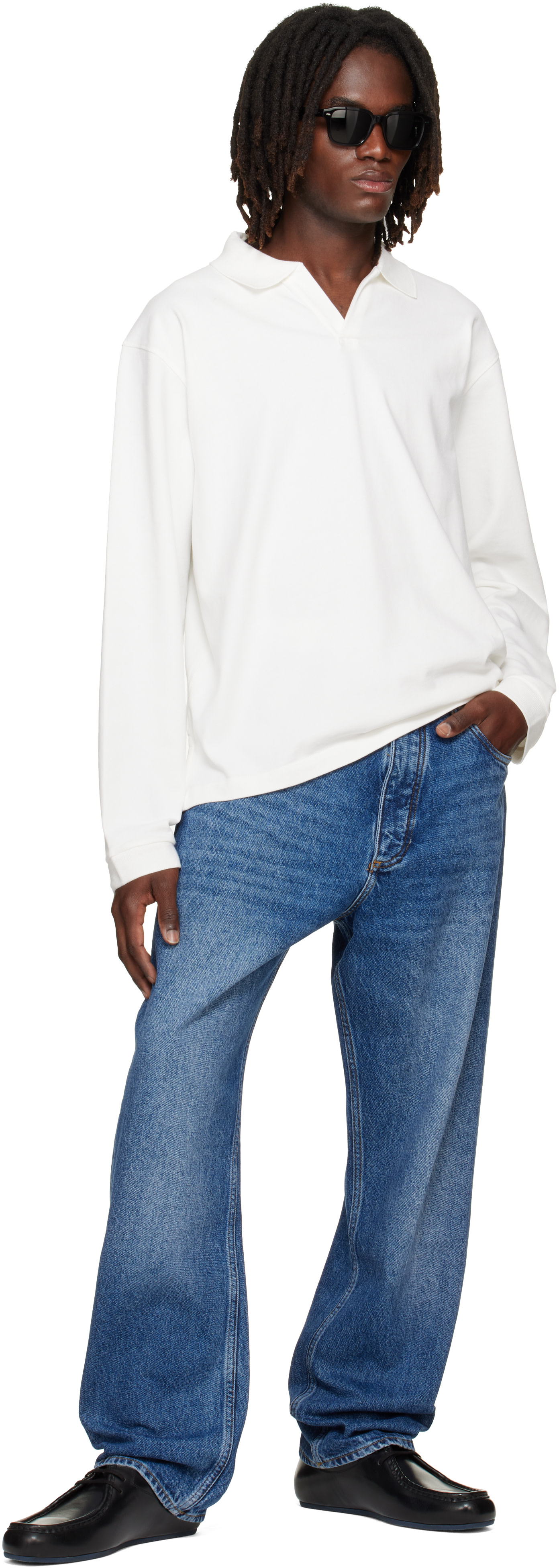 Studio Nicholson - Blue Riso Straight Leg Jeans