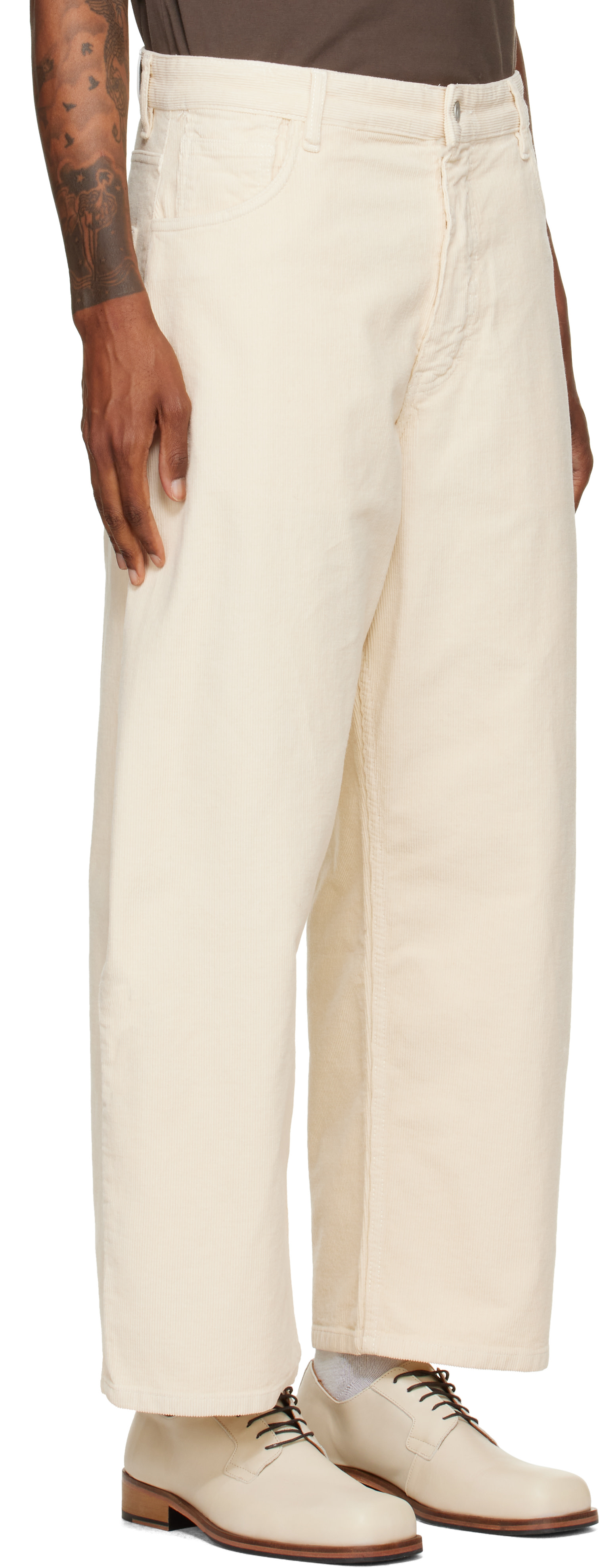 Studio Nicholson - Off-White Paolo Trousers
