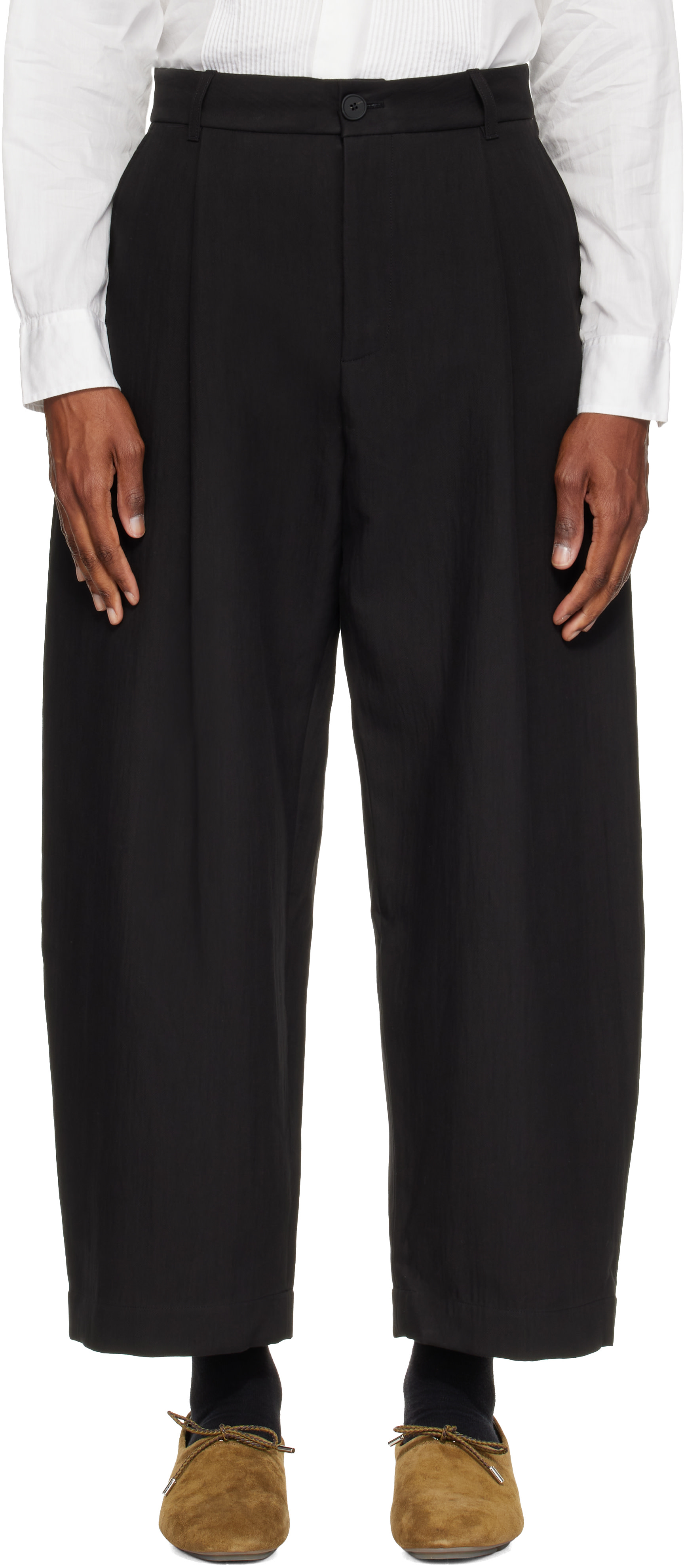 Studio Nicholson - Black Ellis Trousers