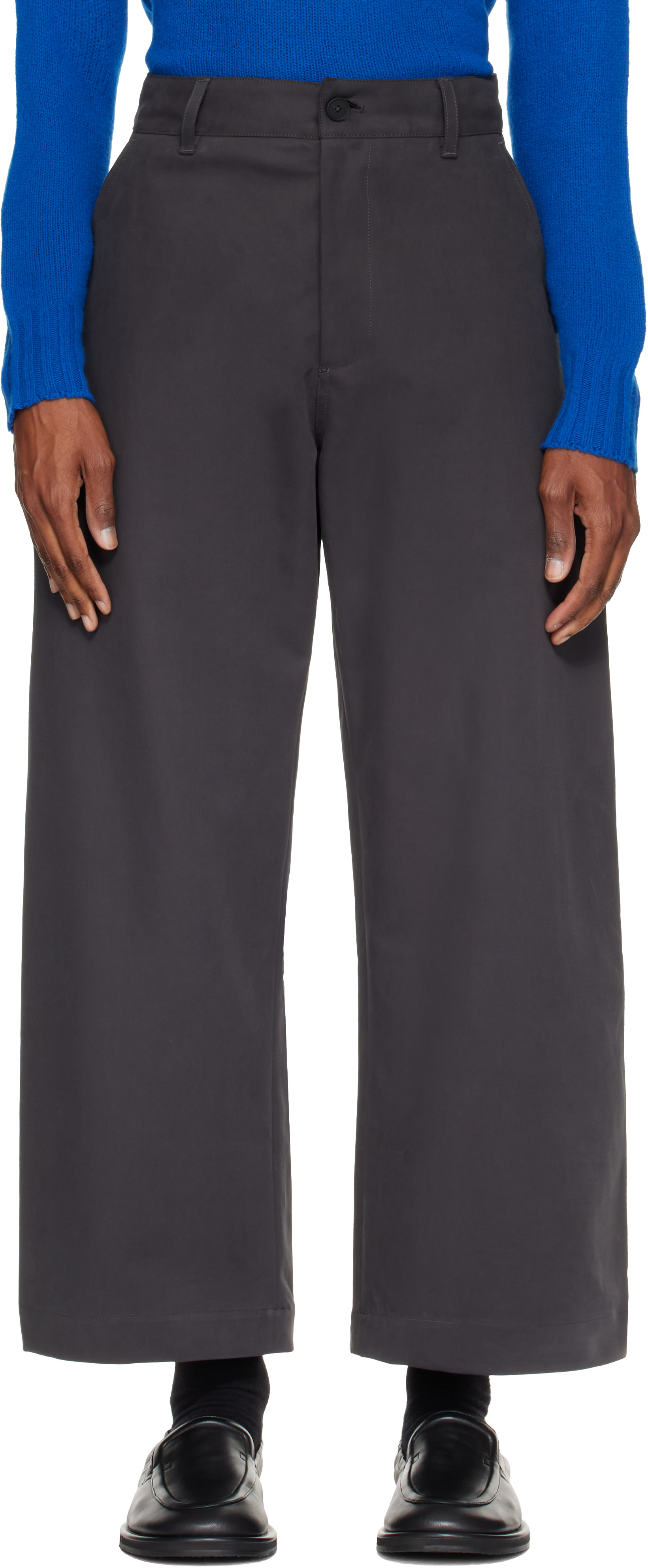 Studio Nicholson - Pantalon Minard gris