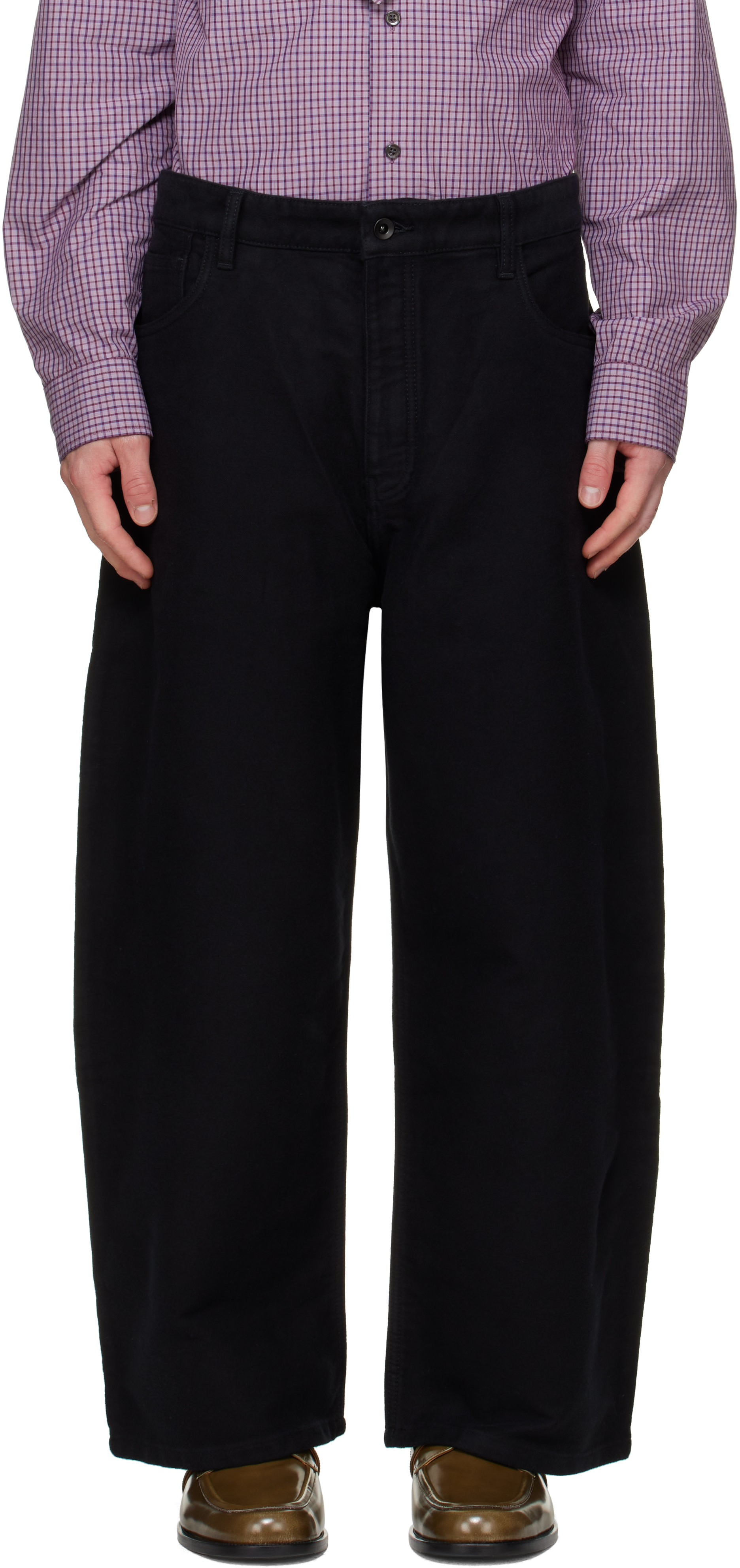 Studio Nicholson - Black Paolo Trousers