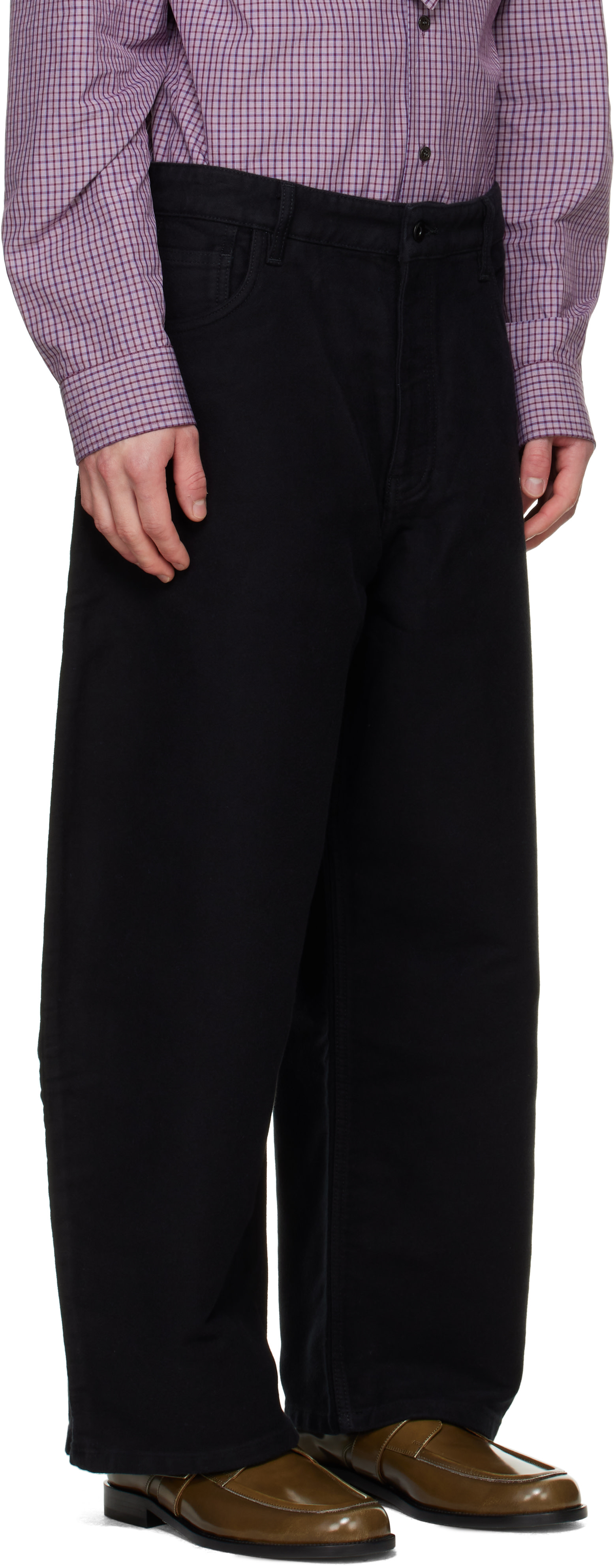 Studio Nicholson - Black Paolo Trousers