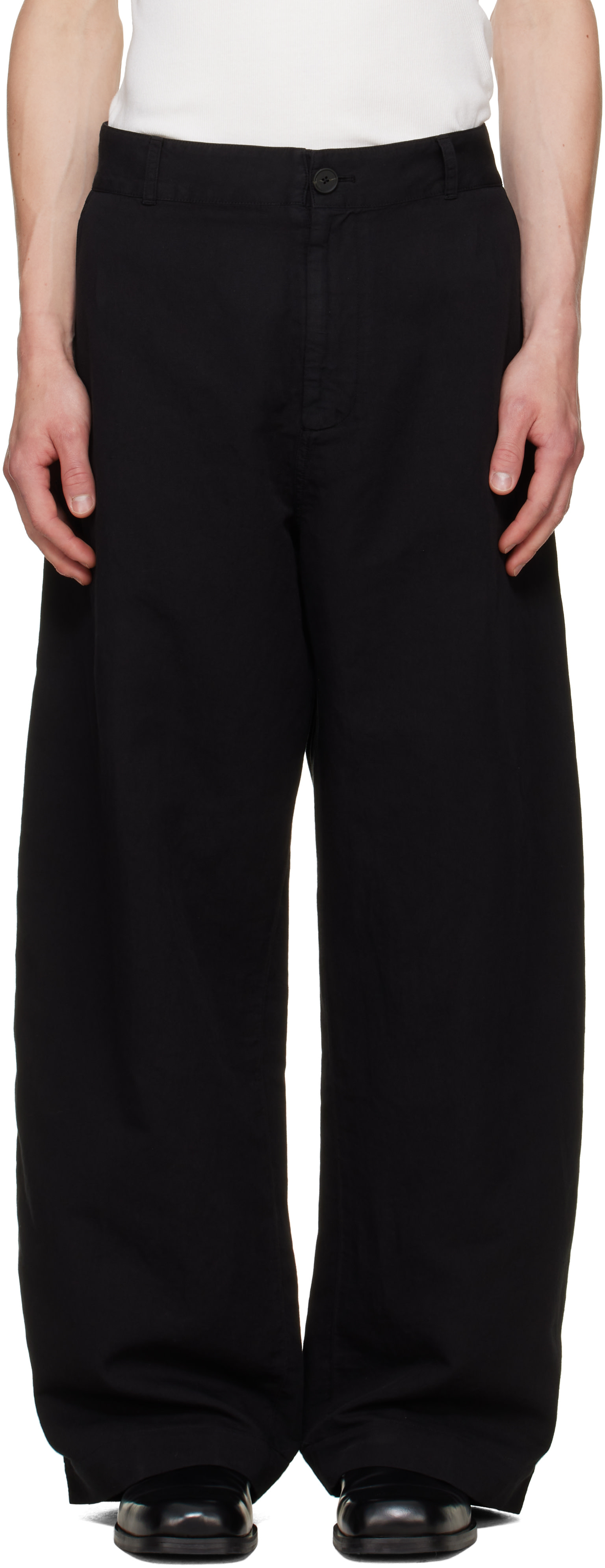 Studio Nicholson - Pantalon Minard noir