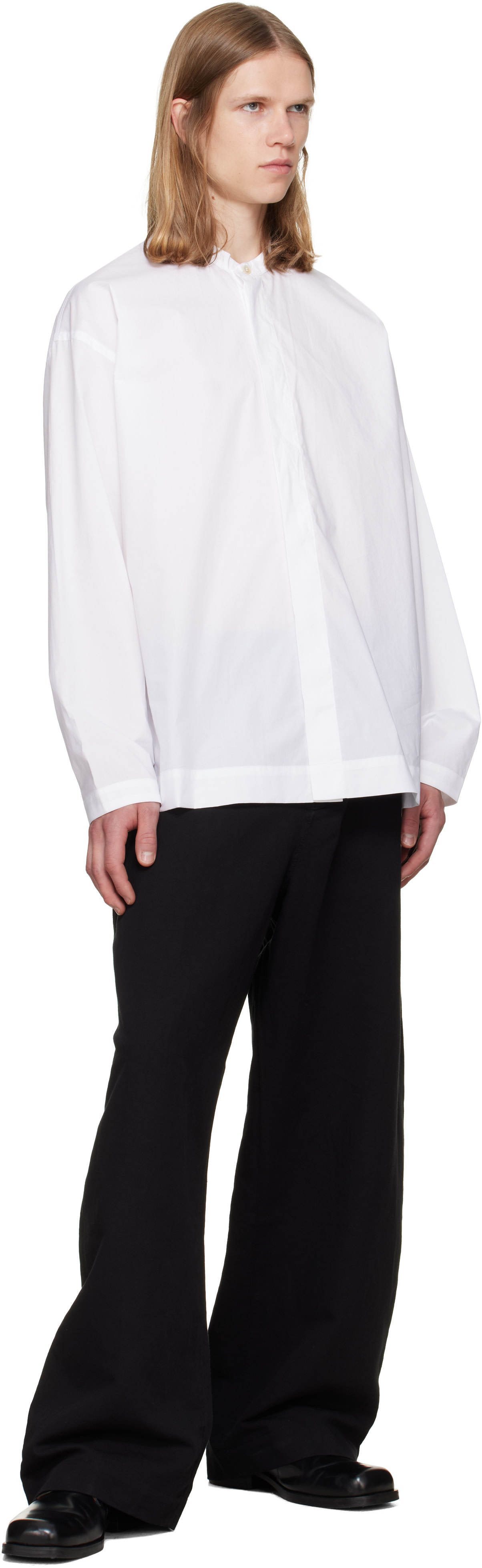 Studio Nicholson - Chemise Karst blanche