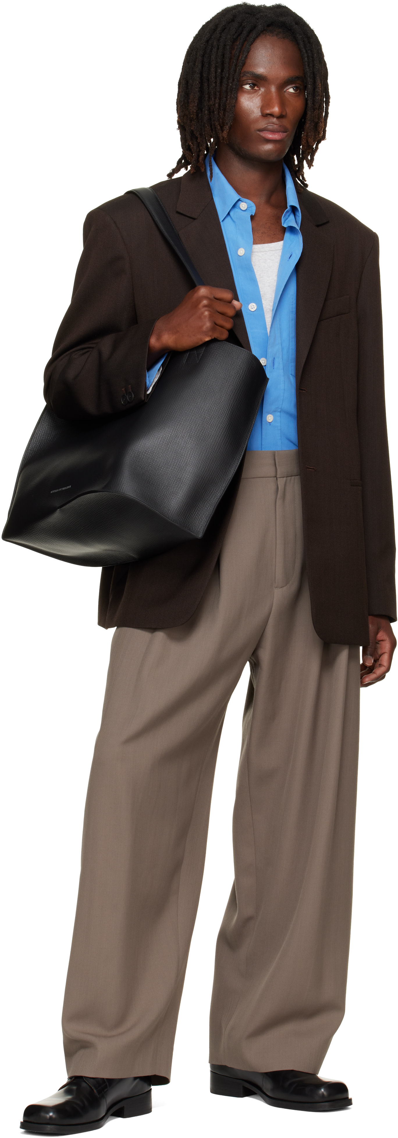 Studio Nicholson - Brown Roversi Wool Blazer