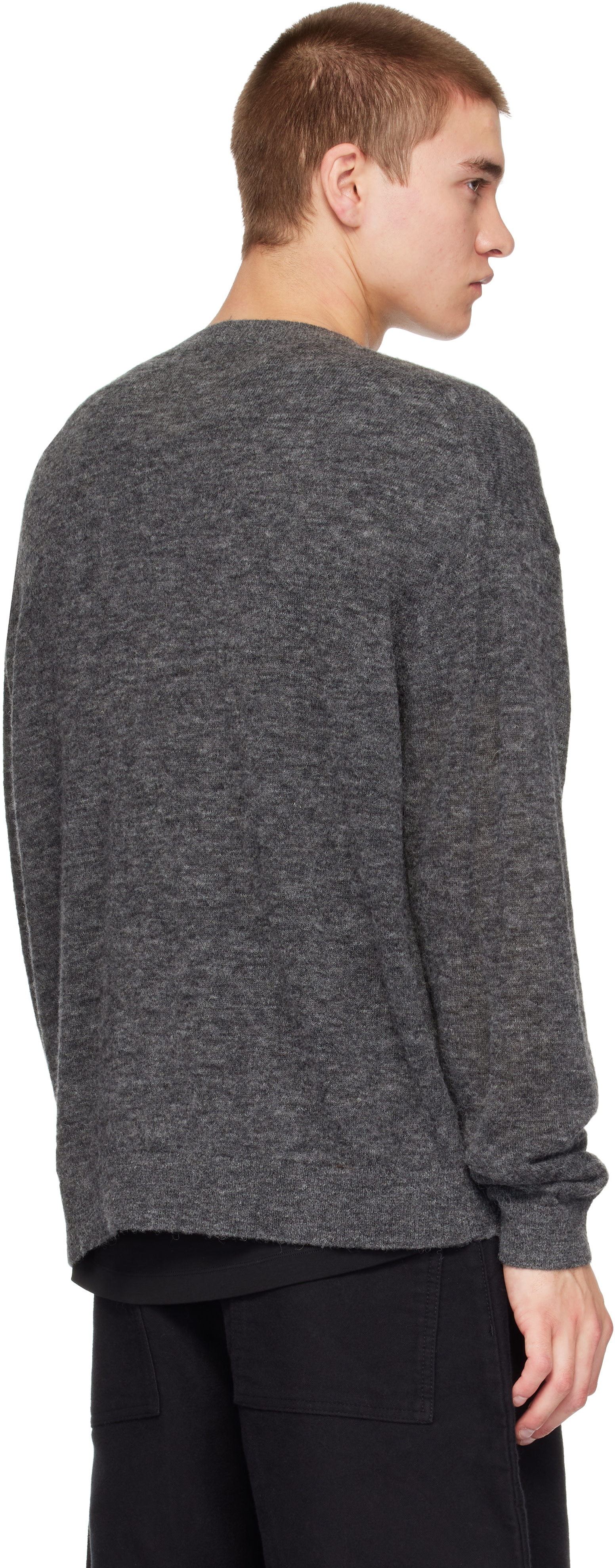 Studio Nicholson - Gray Picco Knit Sweater