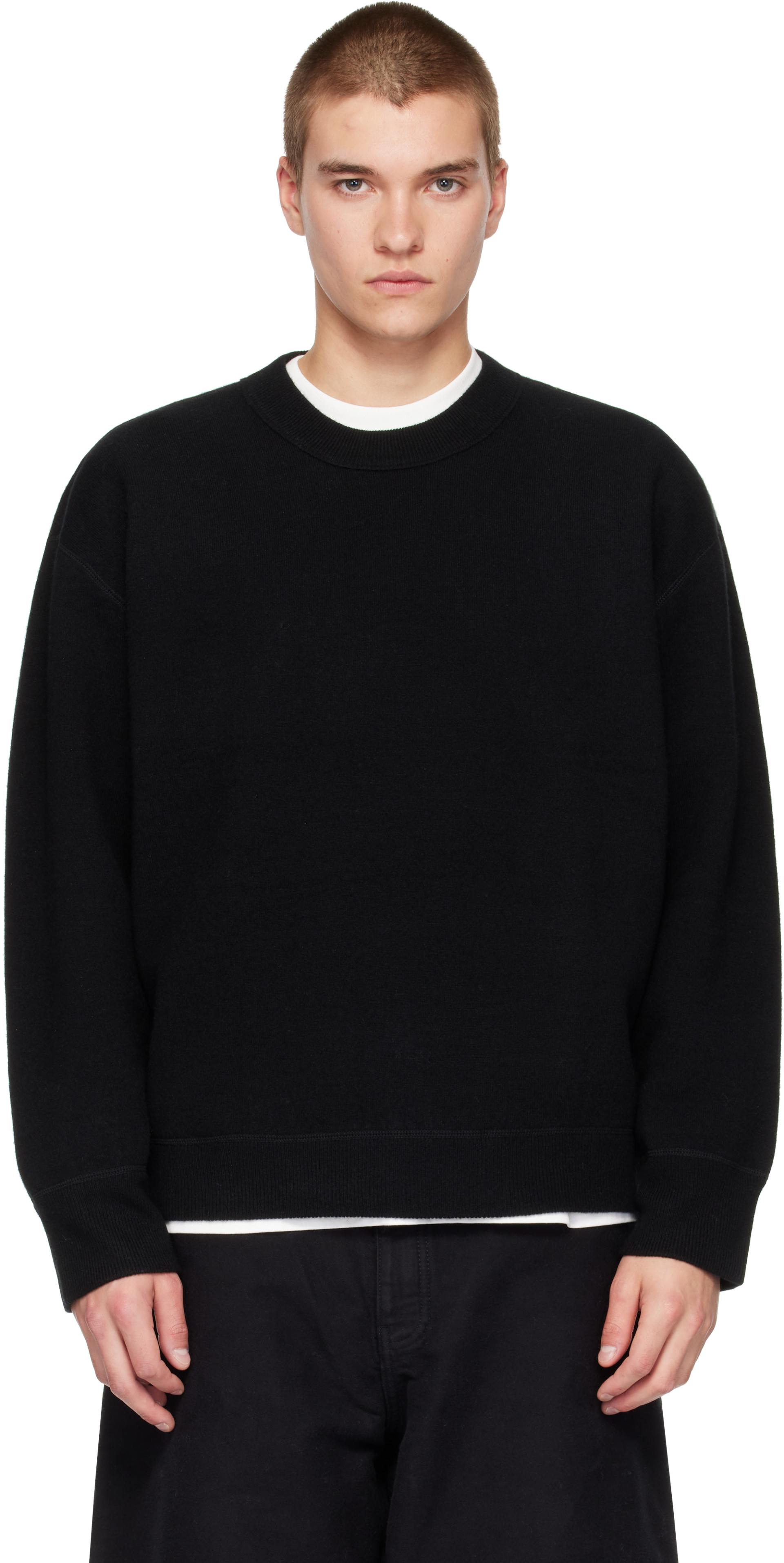 Studio Nicholson - Black Moray Knit Sweater