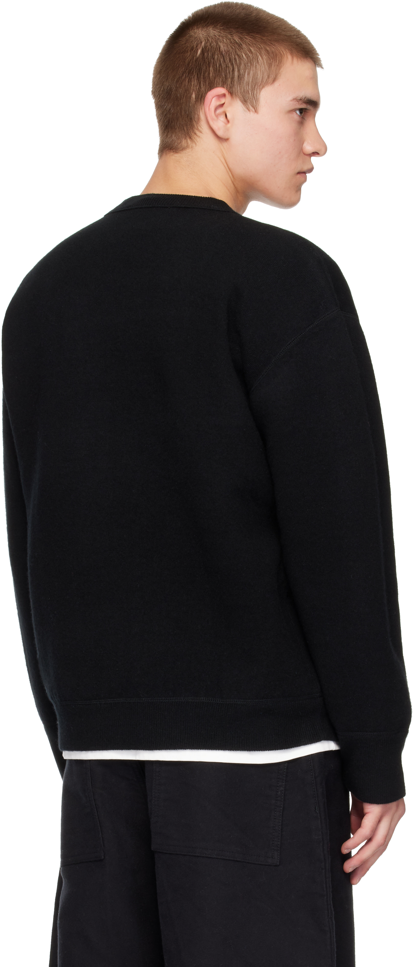 Studio Nicholson - Black Moray Knit Sweater