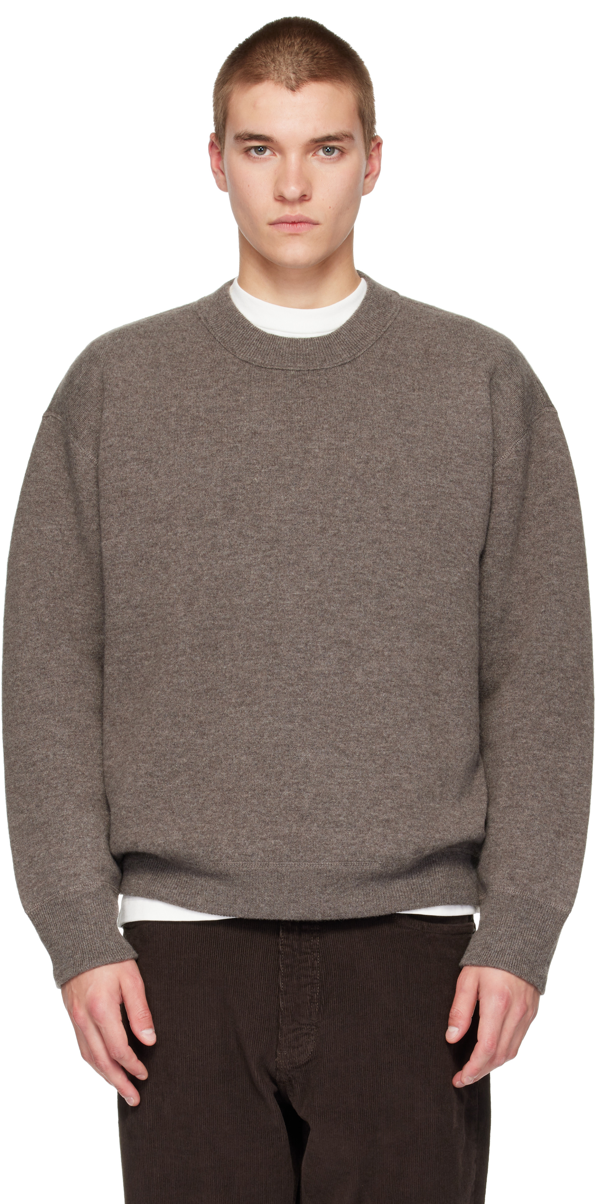 Studio Nicholson - Gray Moray Knit Sweater