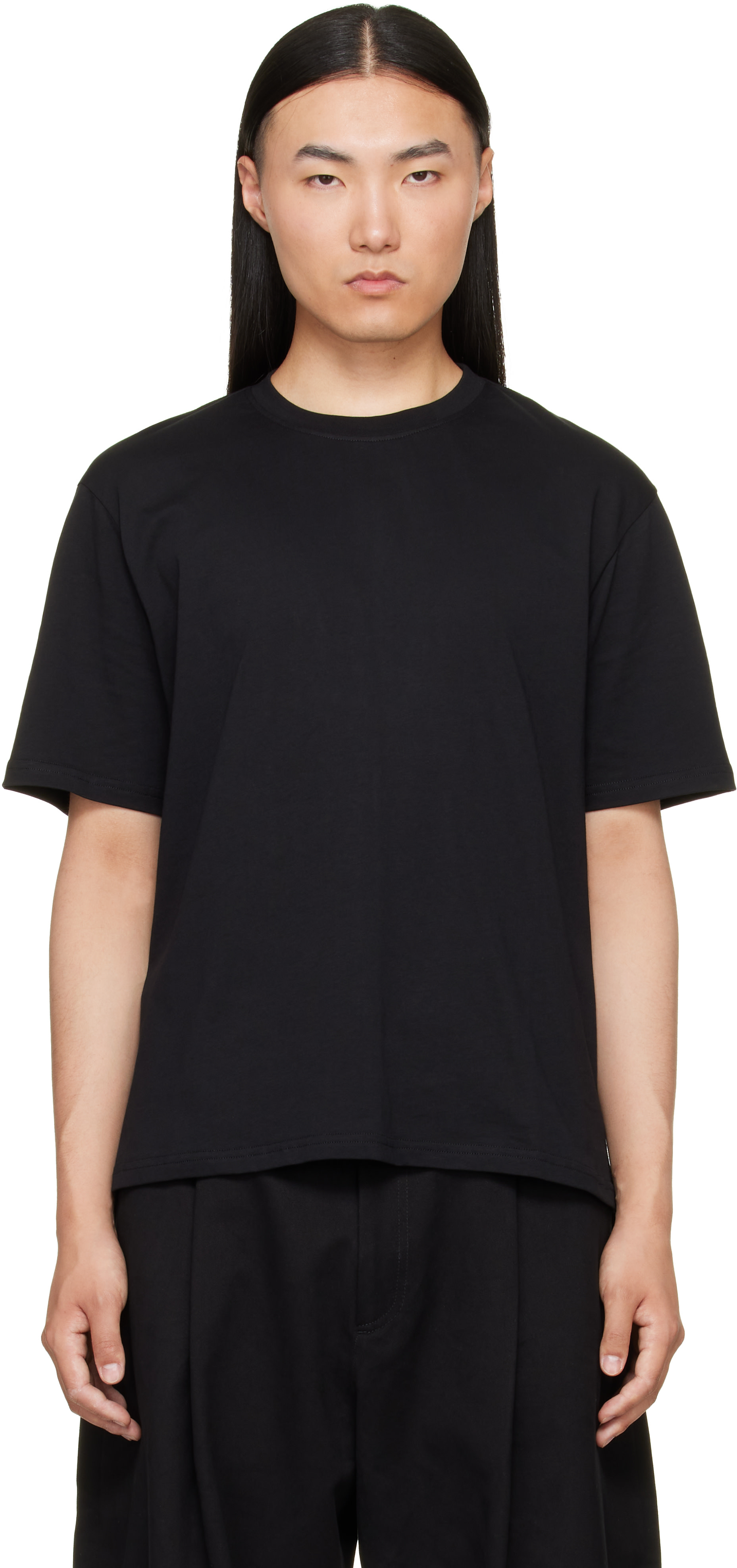 Studio Nicholson - T-shirt Bric noir