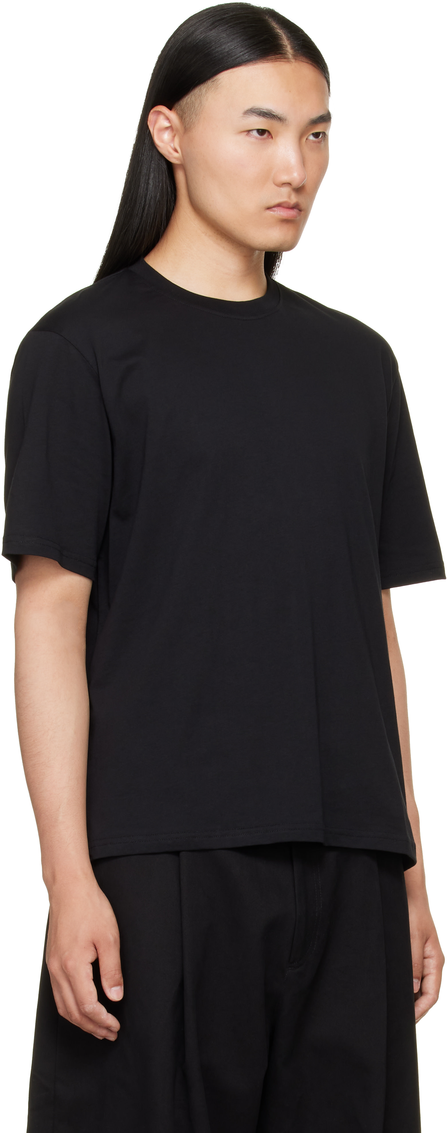 Studio Nicholson - T-shirt Bric noir