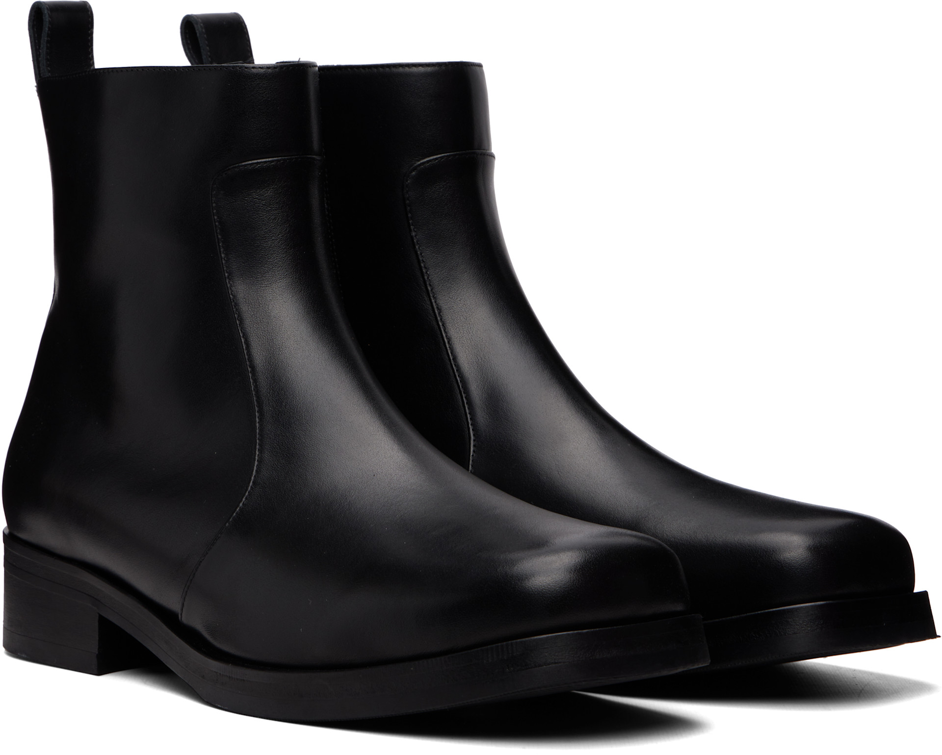 Studio Nicholson - Black Square Boots