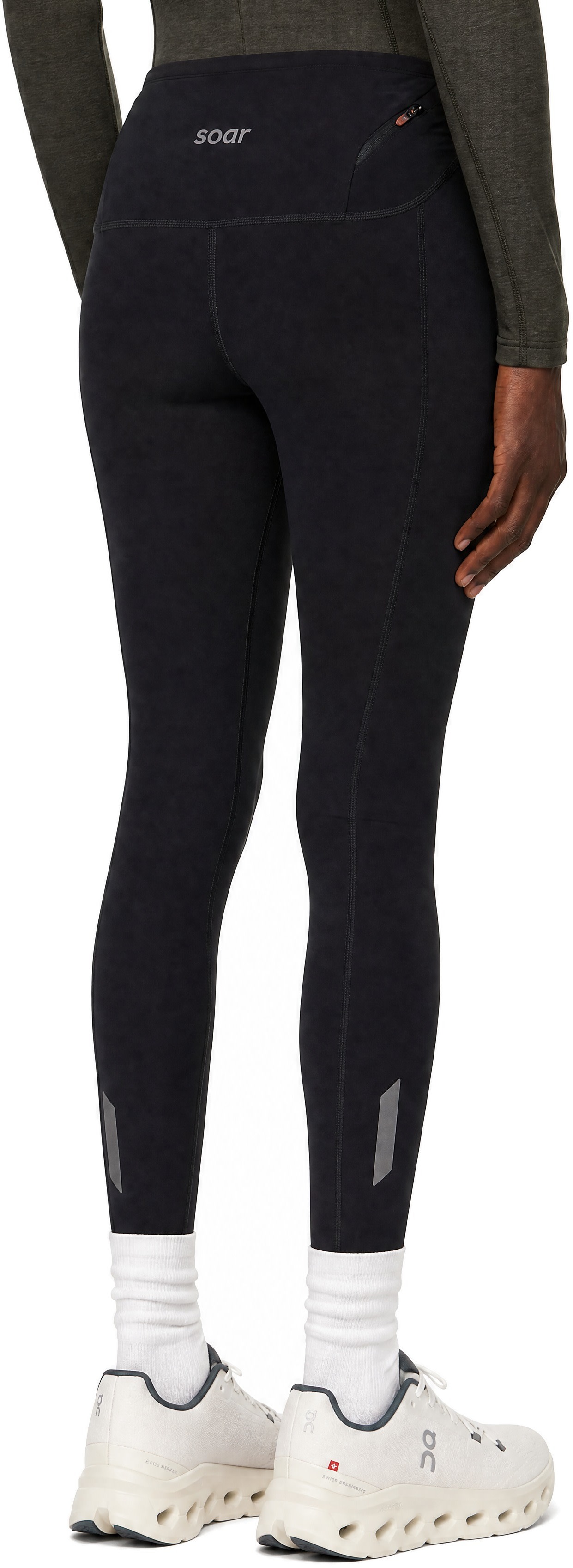 SOAR Running - Collants de course Cargo noirs