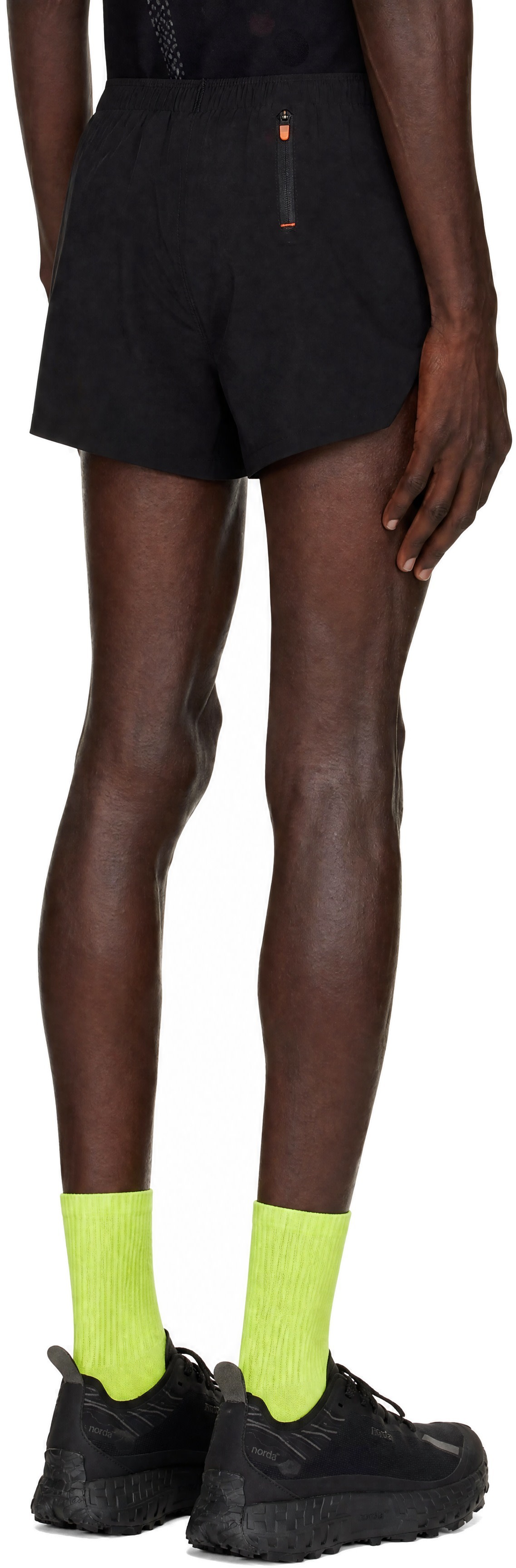 Soar Running - Black Split Running Shorts