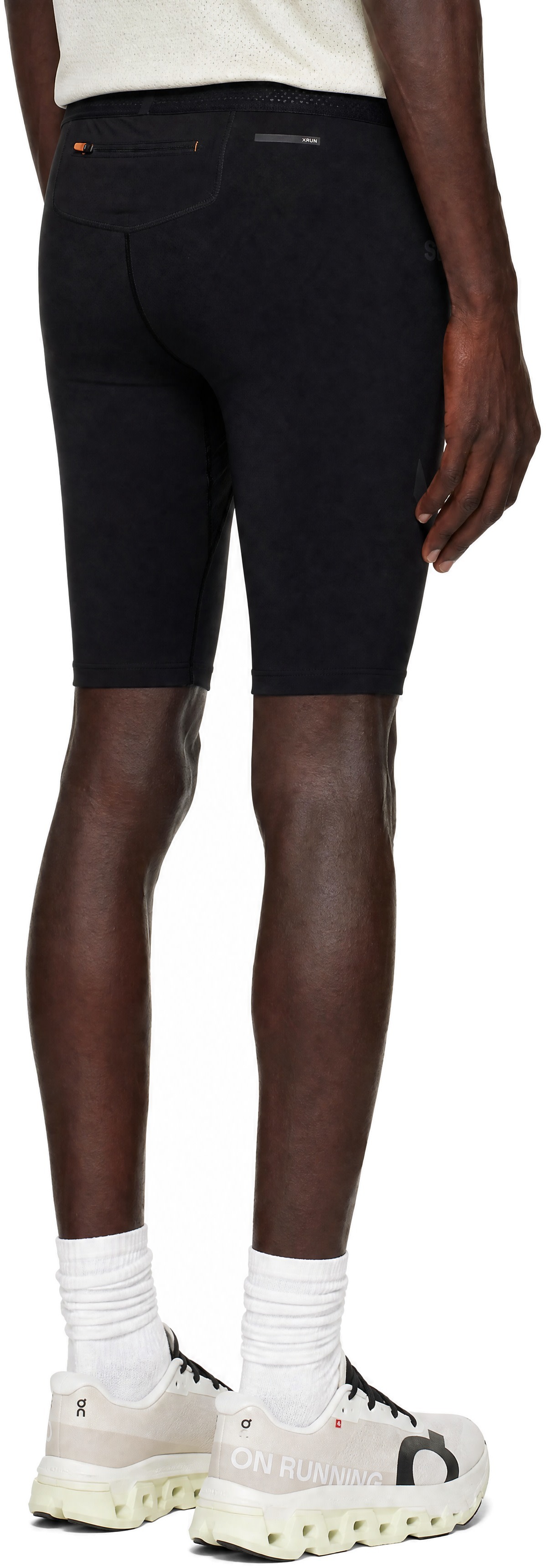 Soar Running - Black Half Tights Running Shorts