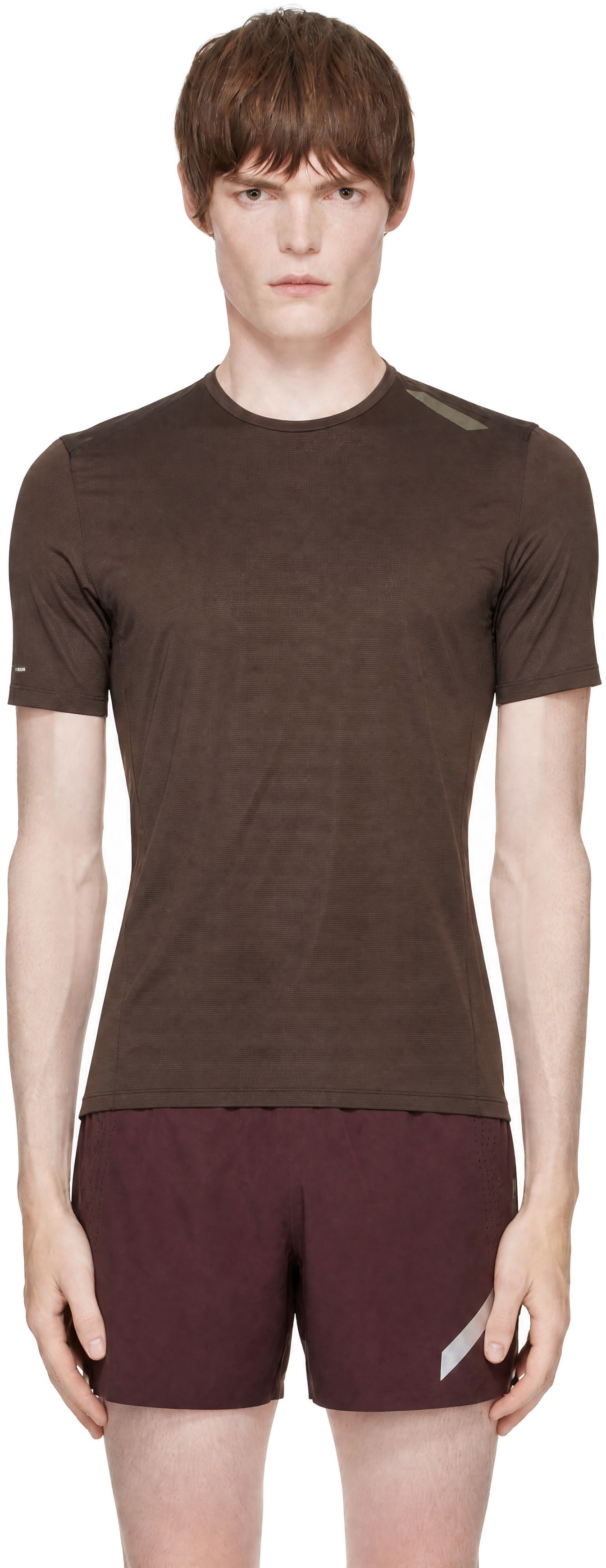 Soar Running - Brown Eco Tech Running T-shirt