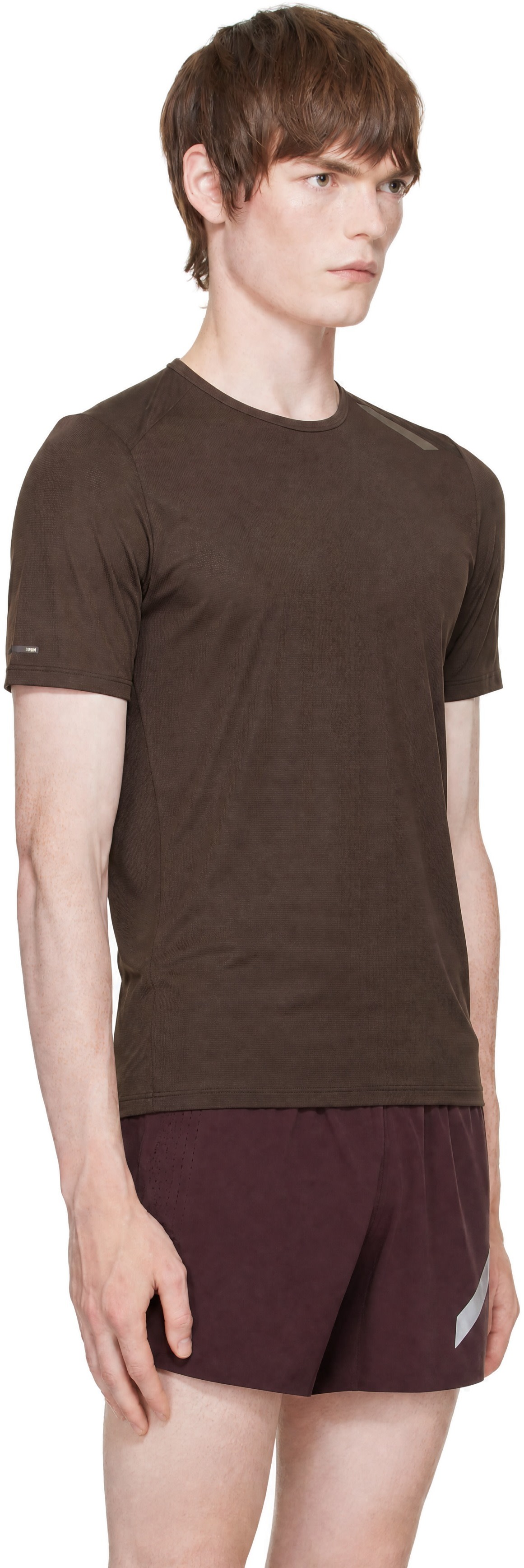 Soar Running - Brown Eco Tech Running T-shirt