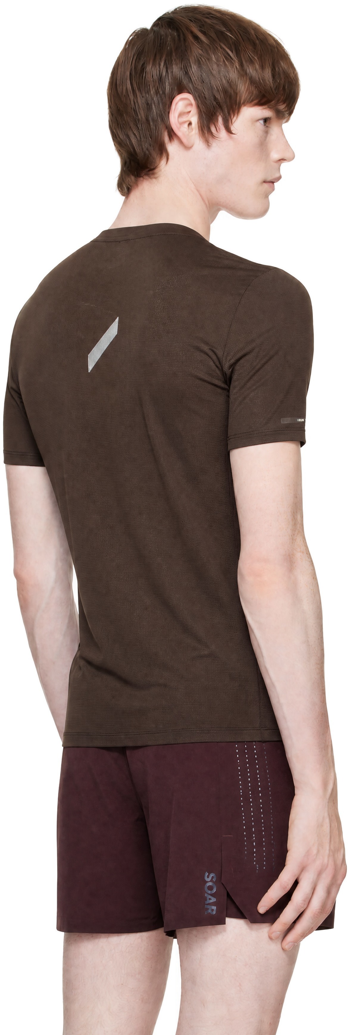 Soar Running - Brown Eco Tech Running T-shirt