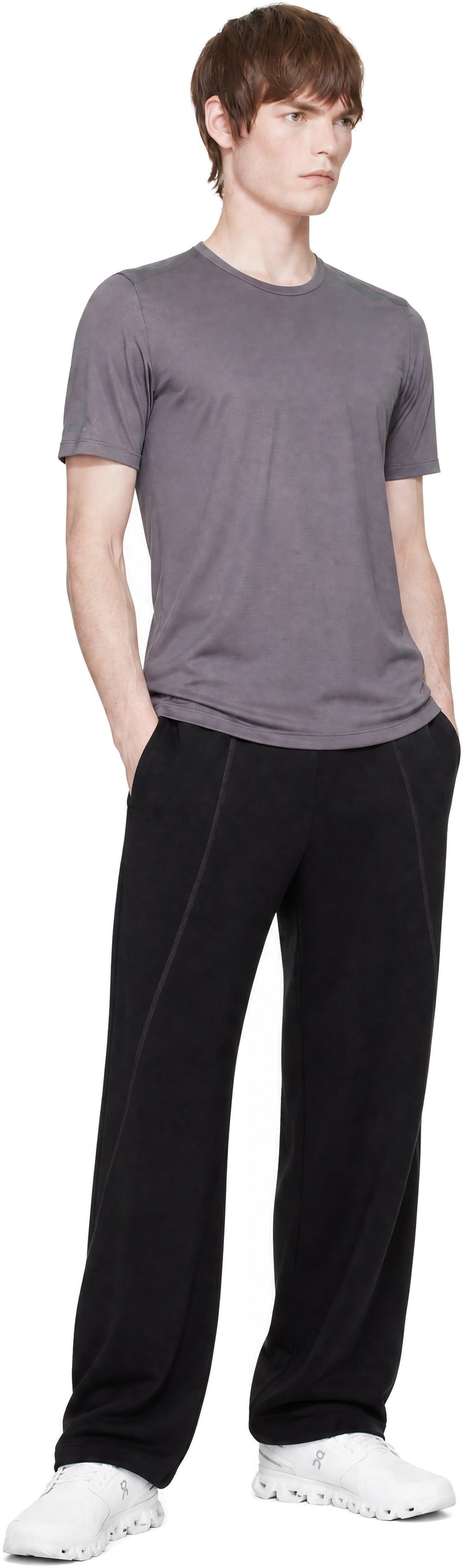 SOAR Running - T-shirt de course Eco Tech gris