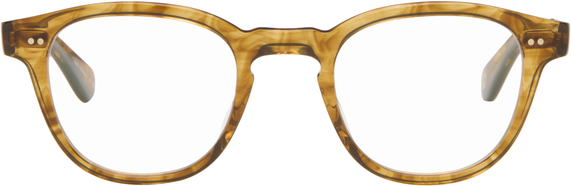 Garrett Leight - Lunettes Evan brunes