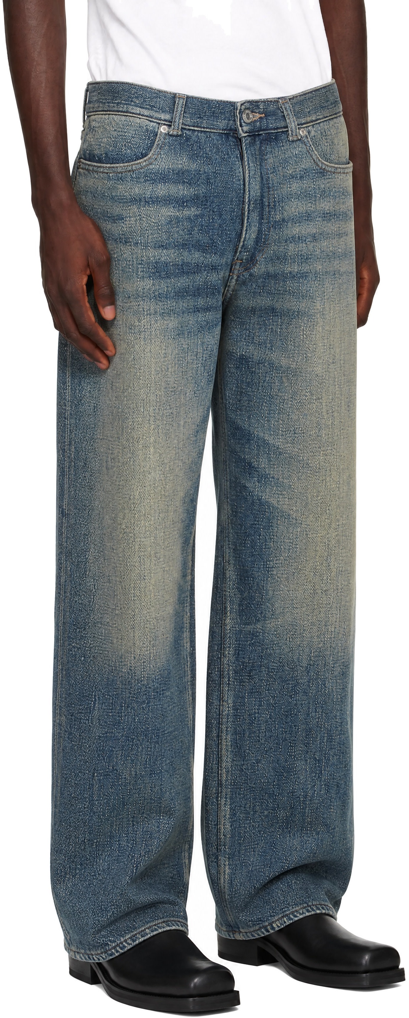 Won Hundred - Jean Case bleu en denim