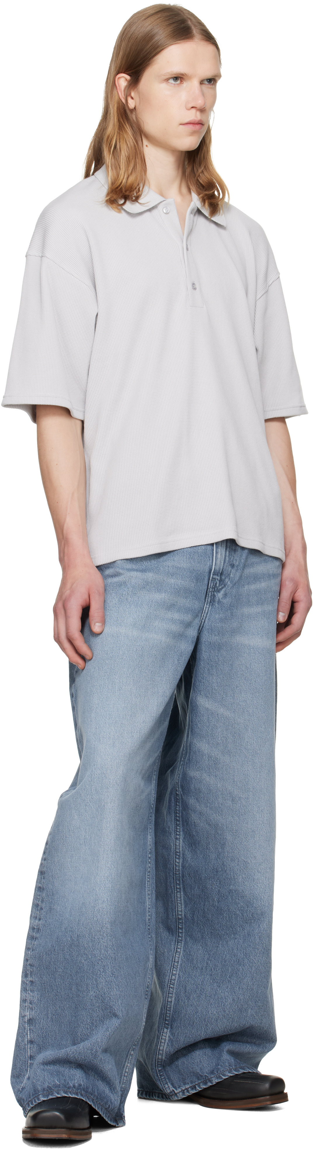 Won Hundred - Polo Topper gris