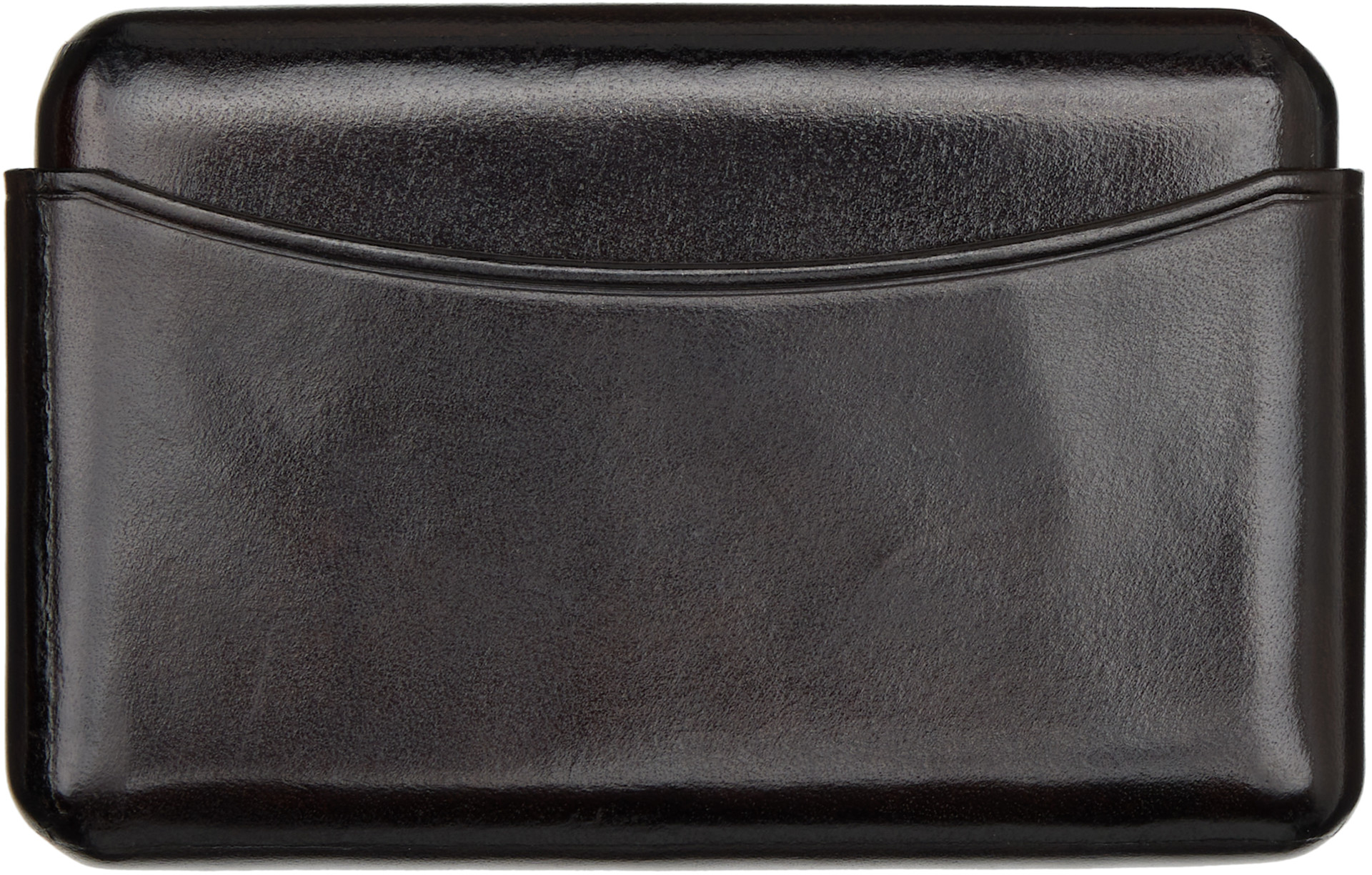 LEMAIRE - Porte-carte moulé brun