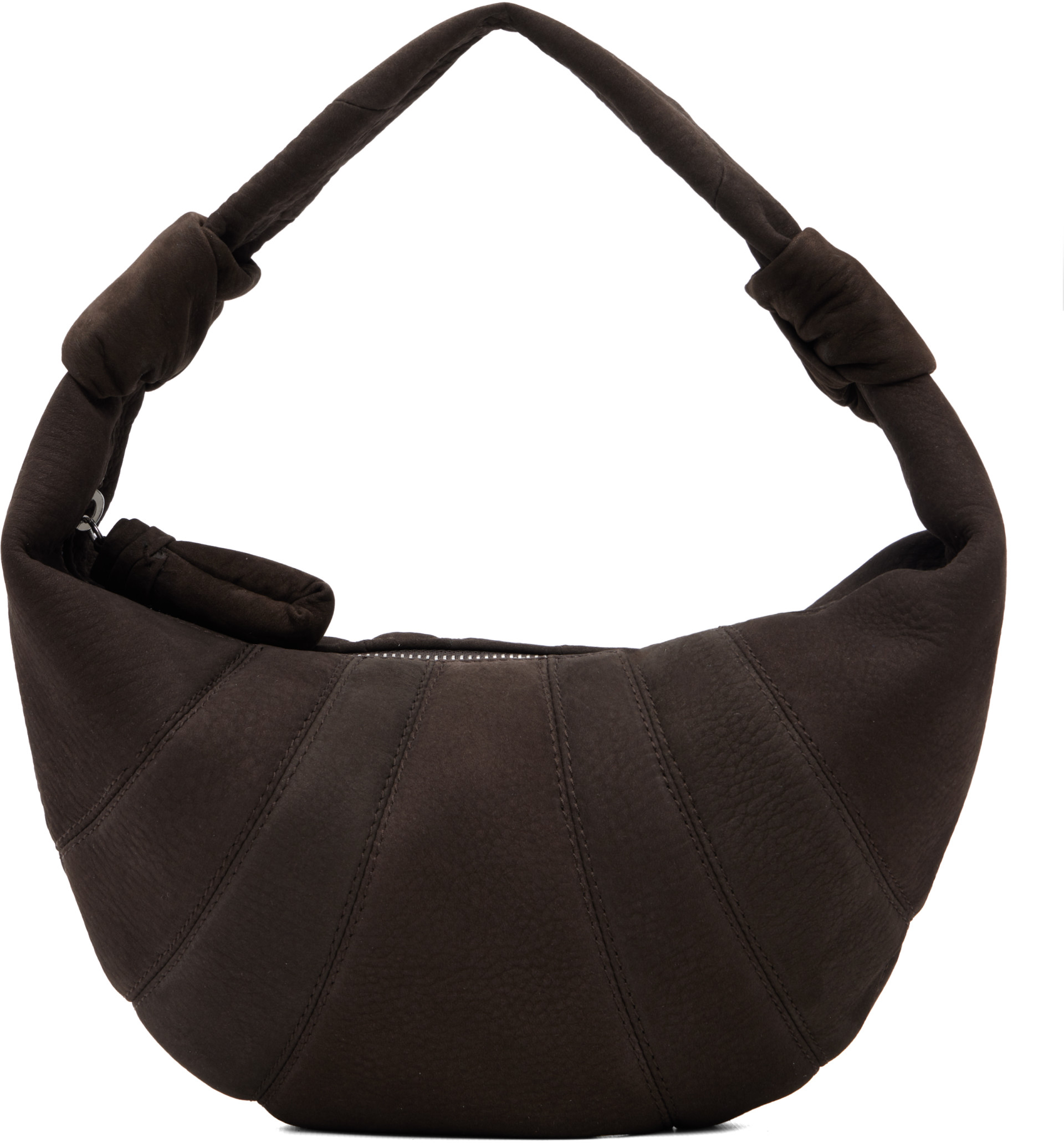 LEMAIRE - Mini sac Fortune Croissant brun