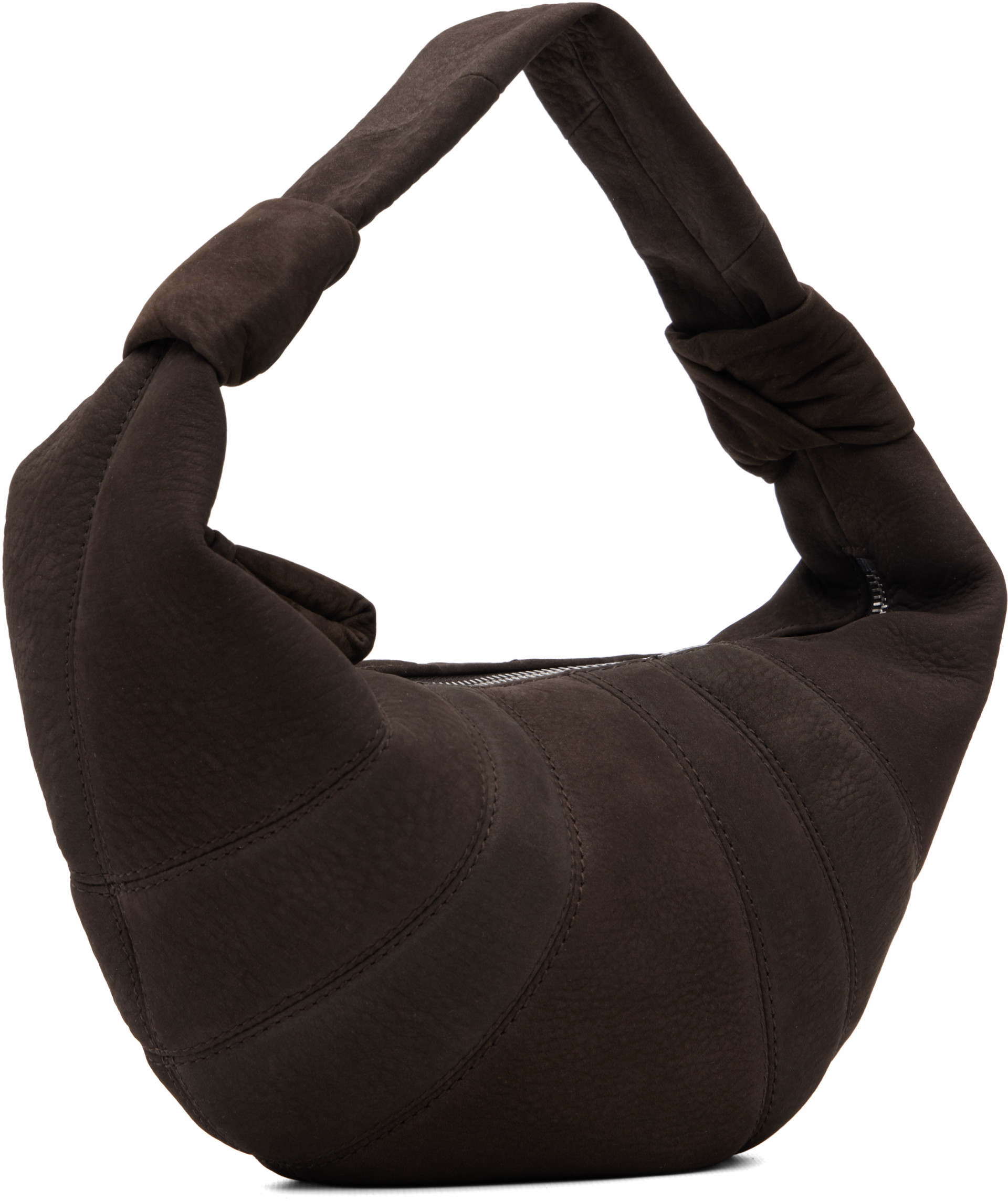 LEMAIRE - Mini sac Fortune Croissant brun