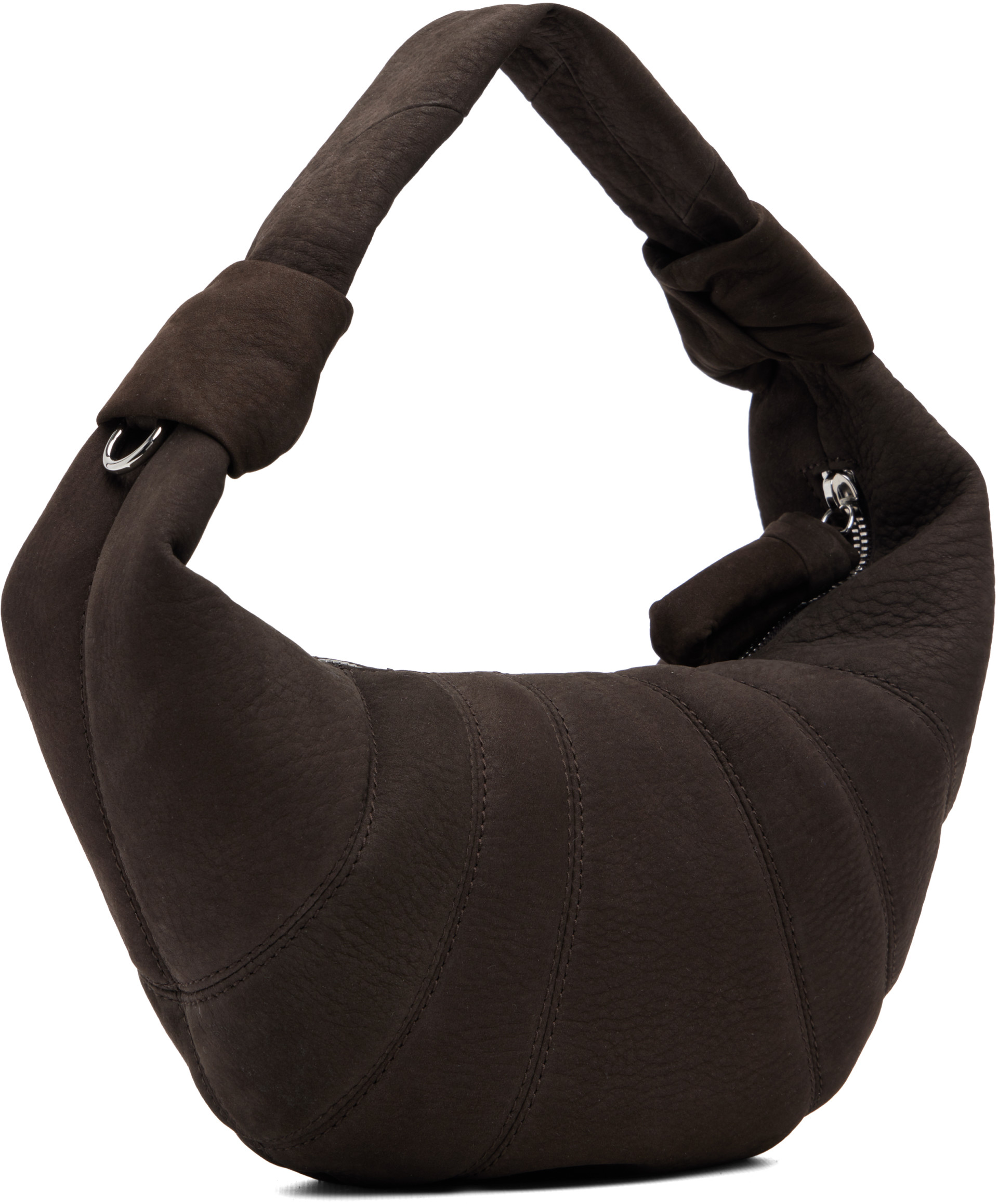 LEMAIRE - Mini sac Fortune Croissant brun